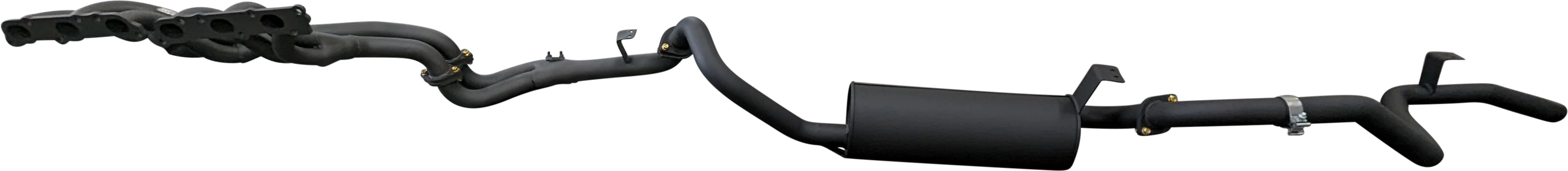 Manta | Extractors & 2.5″ Full Exhaust System (Mandrel Bend) | Toyota Landcruiser FZJ80 4.5L Petrol Wagon 1992–1997