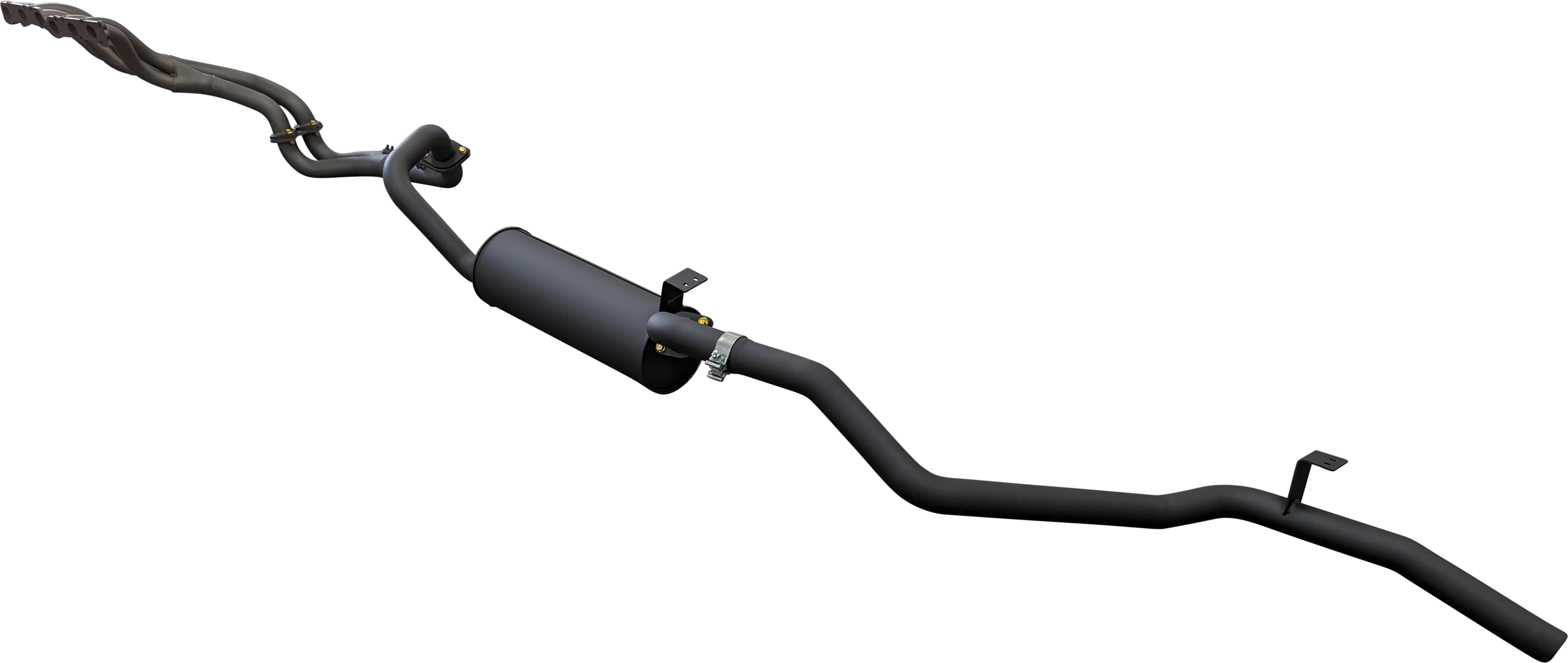 Manta | Extractors & 2.5″ Full Exhaust System (Mandrel Bend) | Toyota Landcruiser FZJ80 4.5L Petrol Wagon 1992–1997 - Image 4