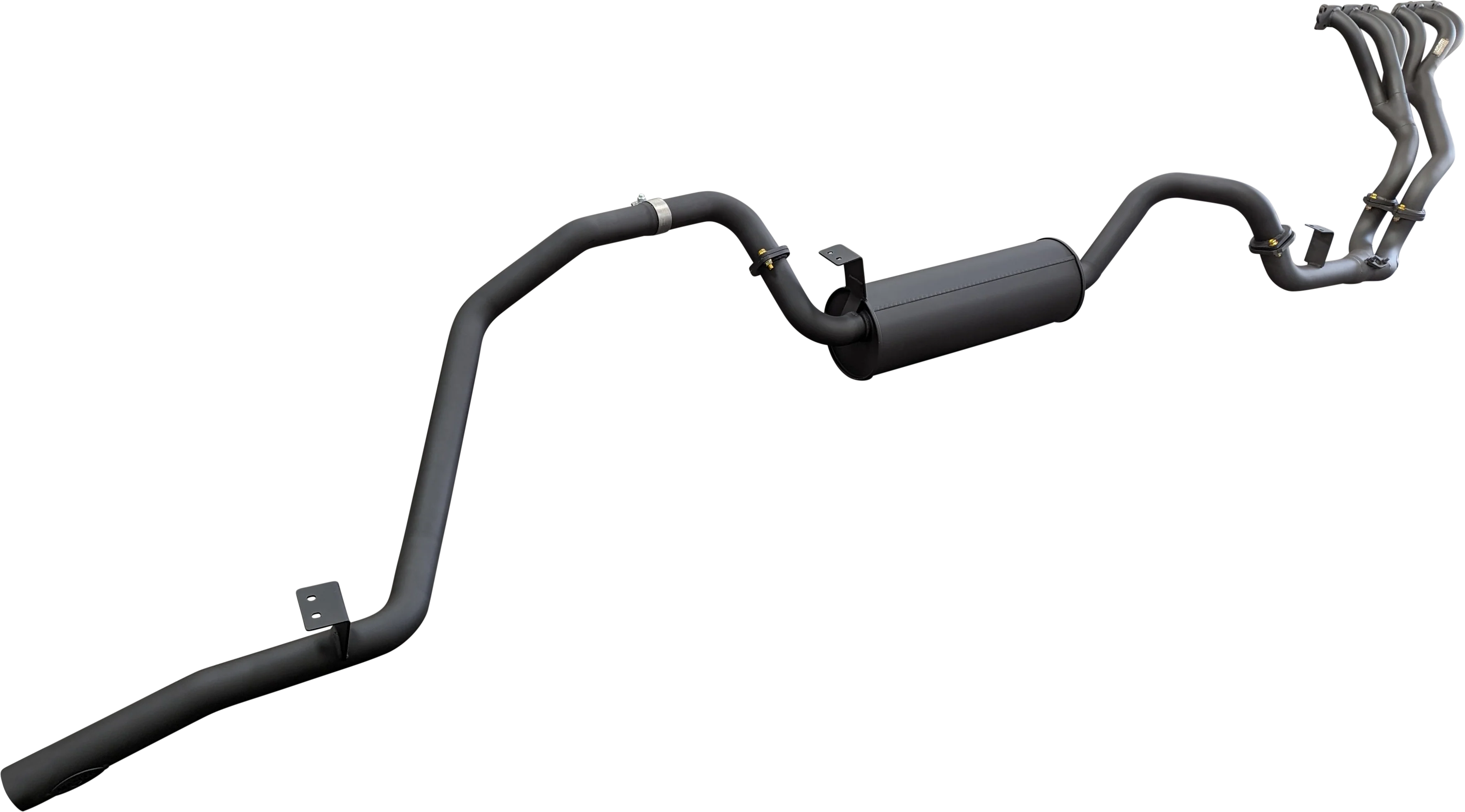 Manta | Extractors & 2.5″ Full Exhaust System (Mandrel Bend) | Toyota Landcruiser FZJ80 4.5L Petrol Wagon 1992–1997 - Image 6