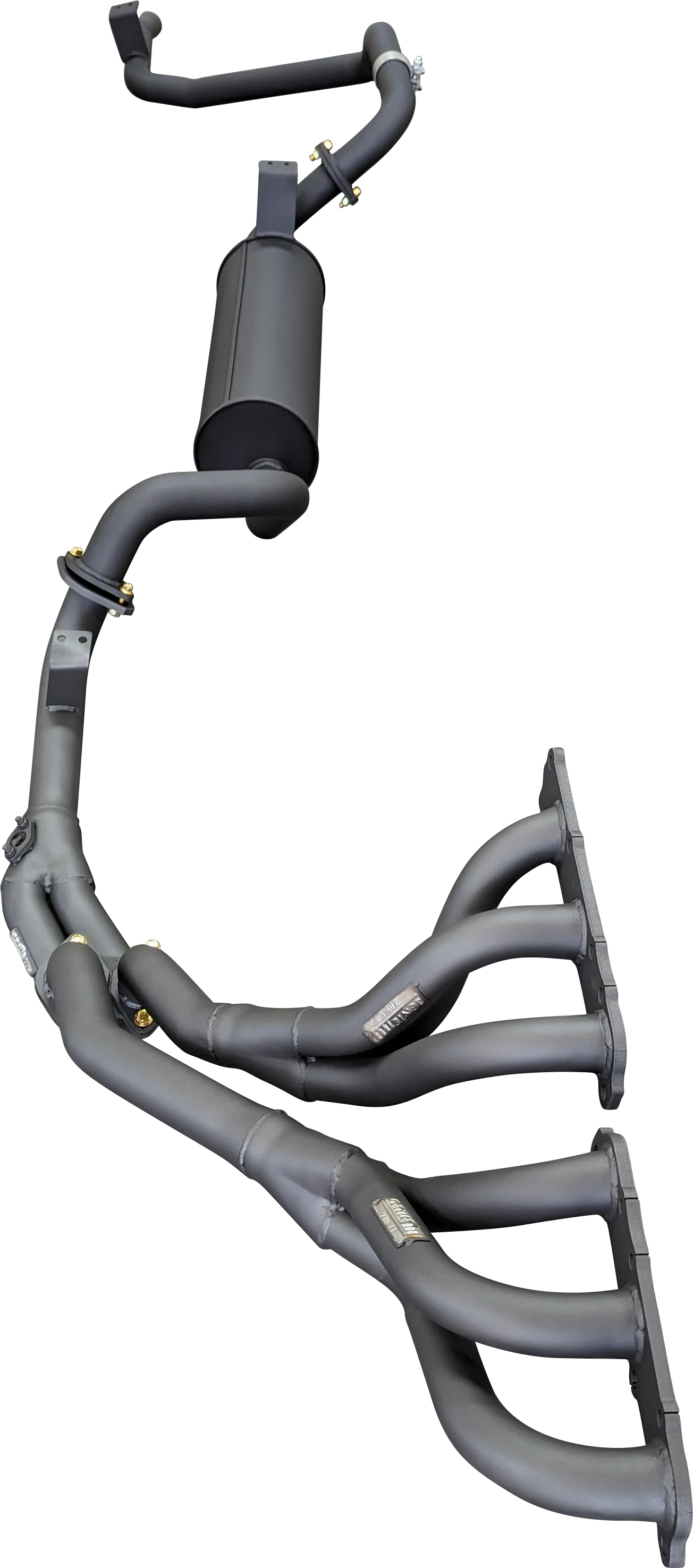 Manta | Extractors & 2.5″ Full Exhaust System (Mandrel Bend) | Toyota Landcruiser FZJ80 4.5L Petrol Wagon 1992–1997 - Image 9