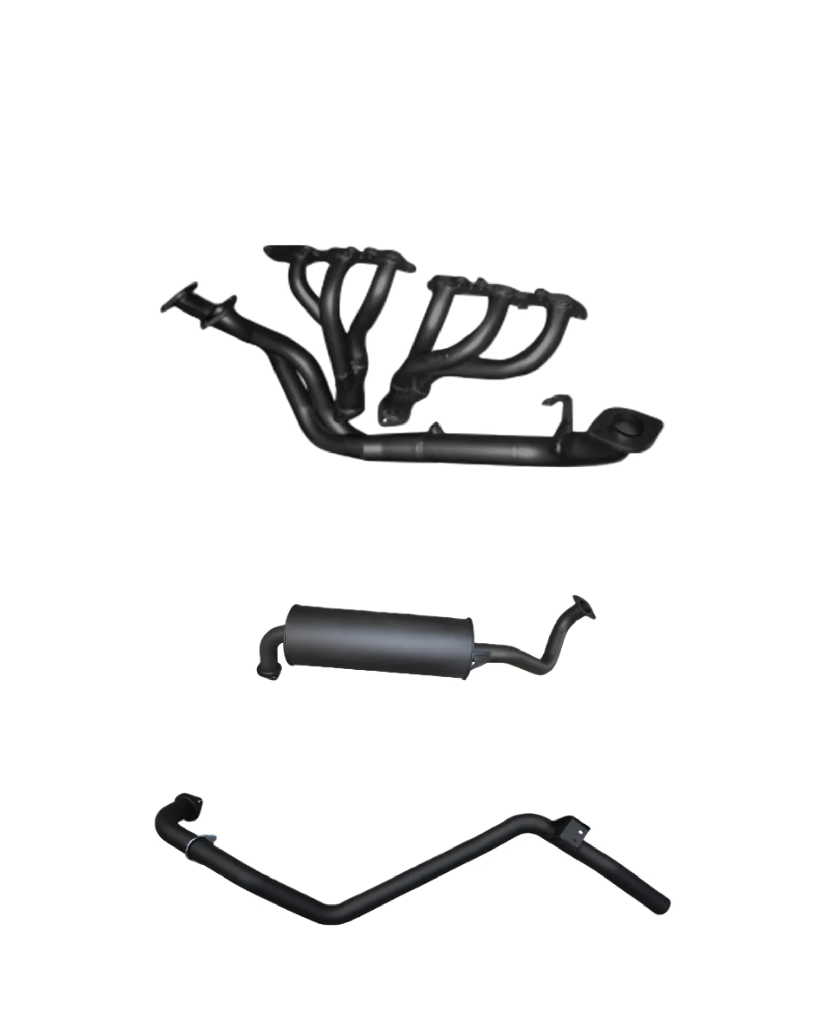 Manta - Toyota Landcruiser FZJ80 4.5L Extractors & 2.5in Full System (press bent extractors)