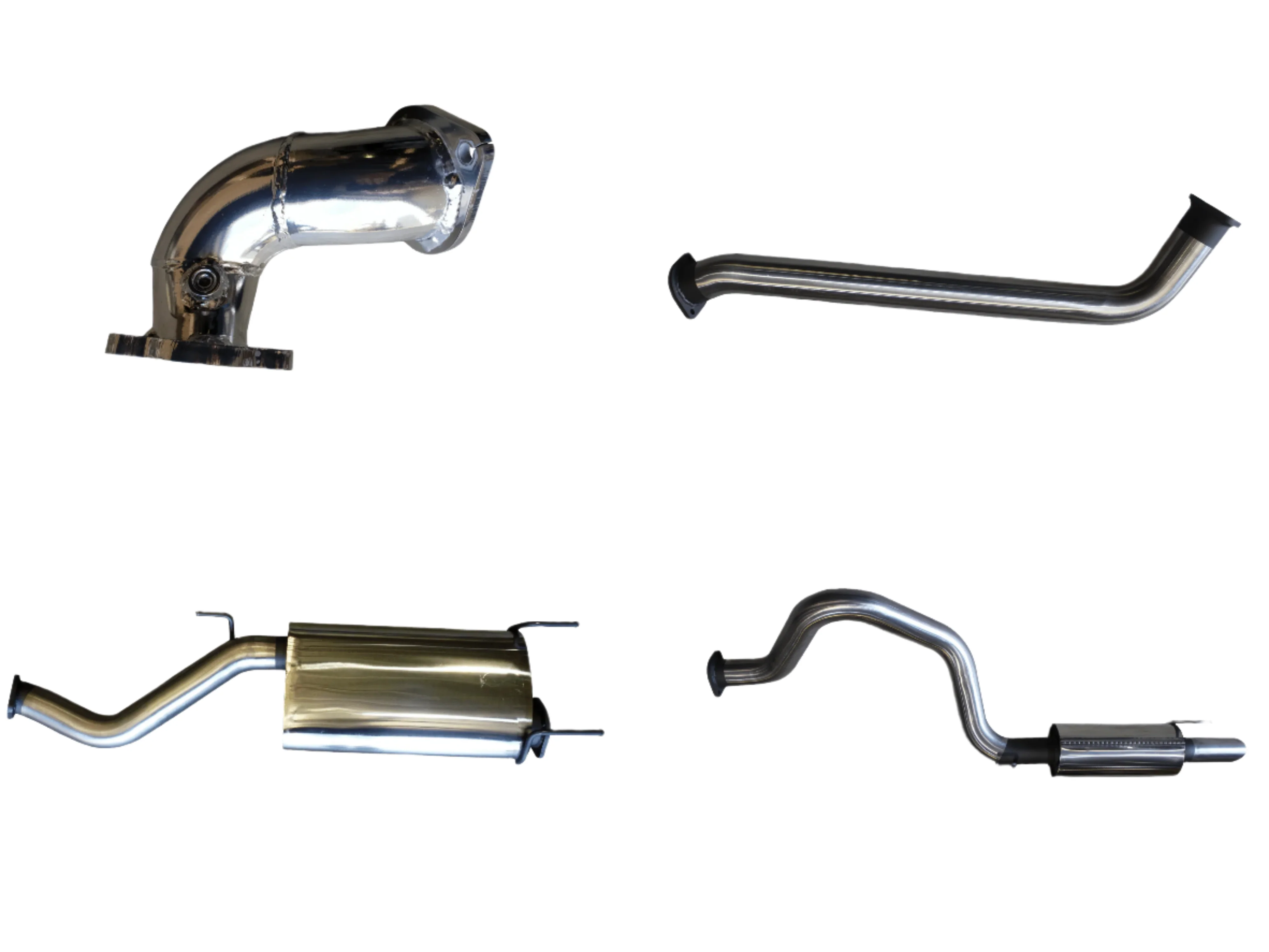 Manta | 3″ Turbo Back Exhaust with Centre & Rear Mufflers | Toyota LandCruiser HDJ100 4.2L Turbo Diesel Wagon 1998–2007 - Image 2