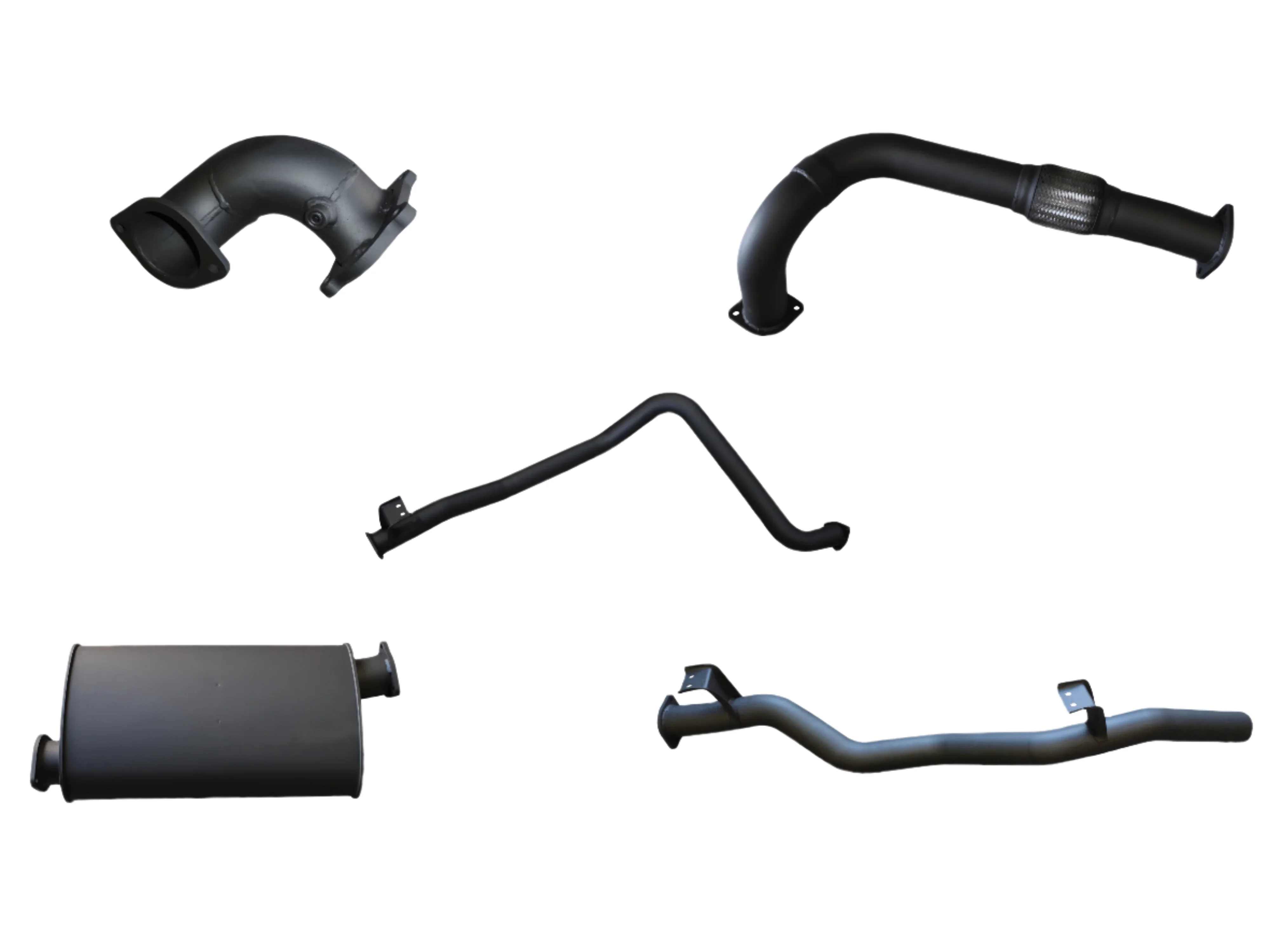 Manta | 3″ Turbo Back Exhaust System with Muffler | Toyota LandCruiser HDJ79 4.2L Turbo Diesel Ute 2001–2006 - Image 2