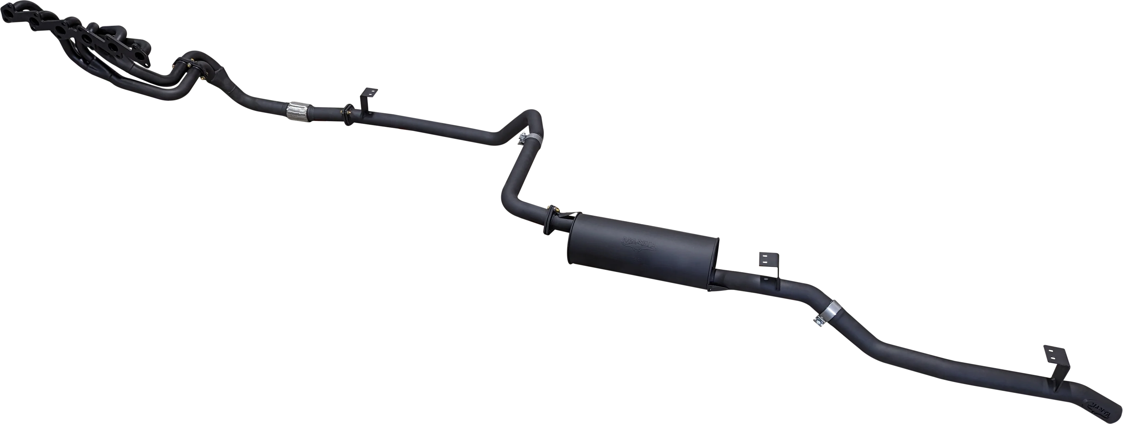 Manta | 2.5″ Full Exhaust System with Extractors | Toyota Landcruiser HZJ75 & HZJ78 4.2L Diesel Ute & Troop Carrier 1990–2006 - Image 10