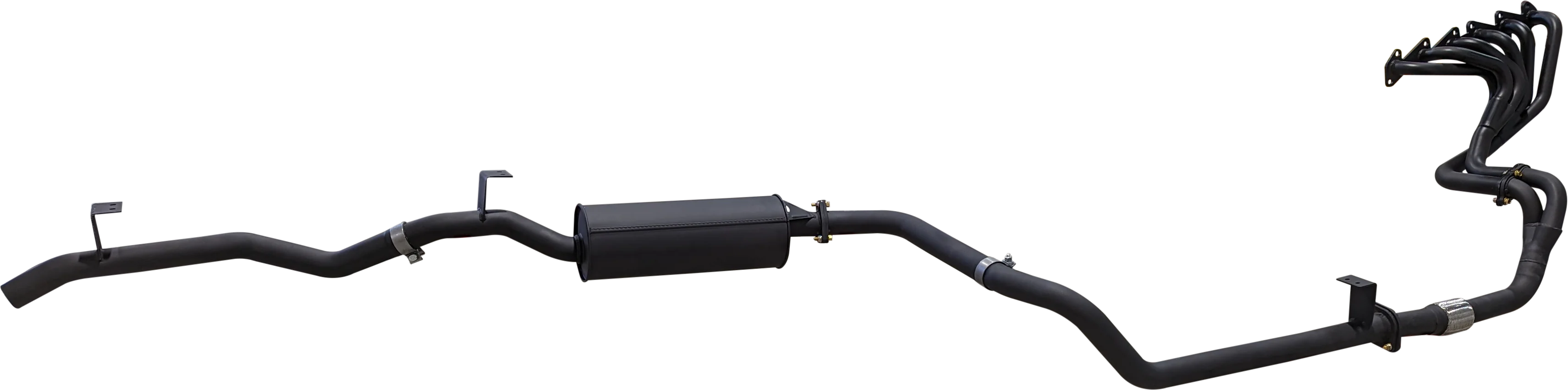 Manta | 2.5″ Full Exhaust System with Extractors | Toyota Landcruiser HZJ75 & HZJ78 4.2L Diesel Ute & Troop Carrier 1990–2006 - Image 15