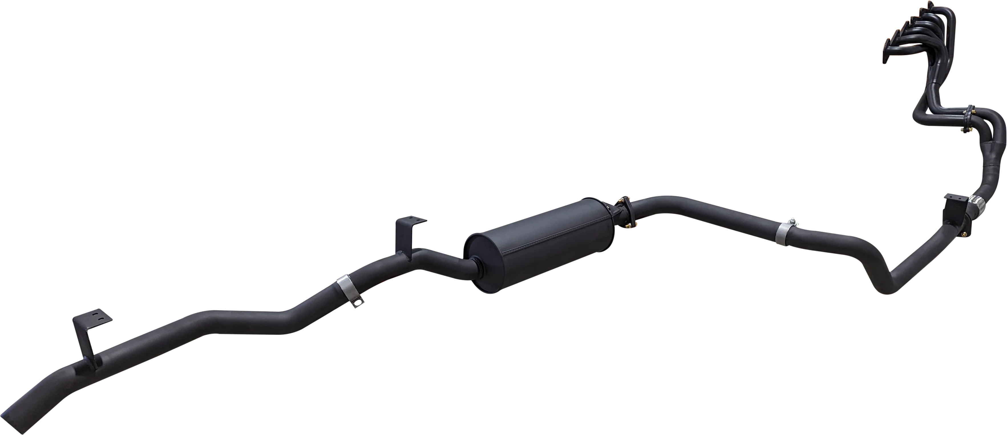 Manta | 2.5″ Full Exhaust System with Extractors | Toyota Landcruiser HZJ75 & HZJ78 4.2L Diesel Ute & Troop Carrier 1990–2006 - Image 16