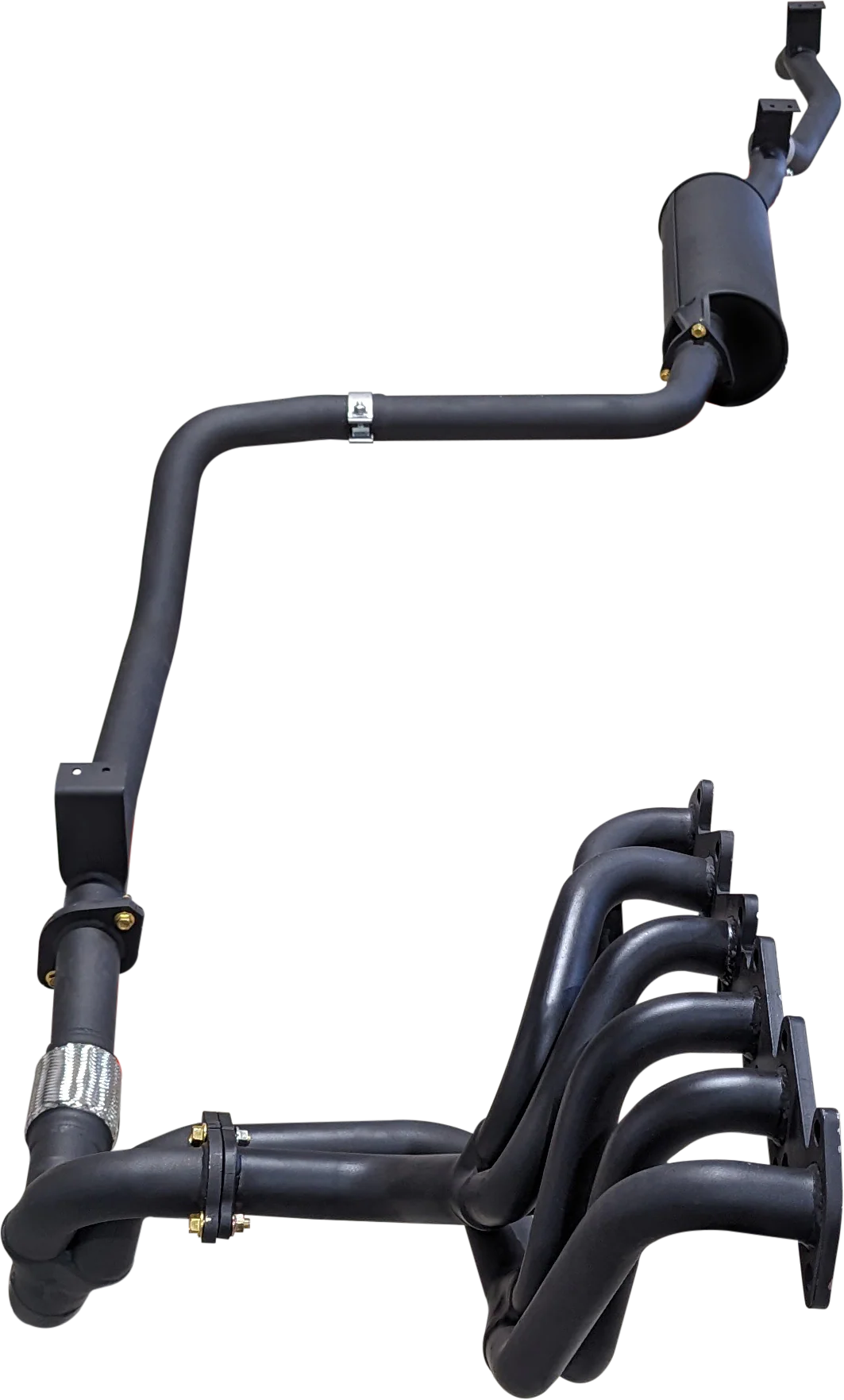 Manta | 2.5″ Full Exhaust System with Extractors | Toyota Landcruiser HZJ75 & HZJ78 4.2L Diesel Ute & Troop Carrier 1990–2006 - Image 3