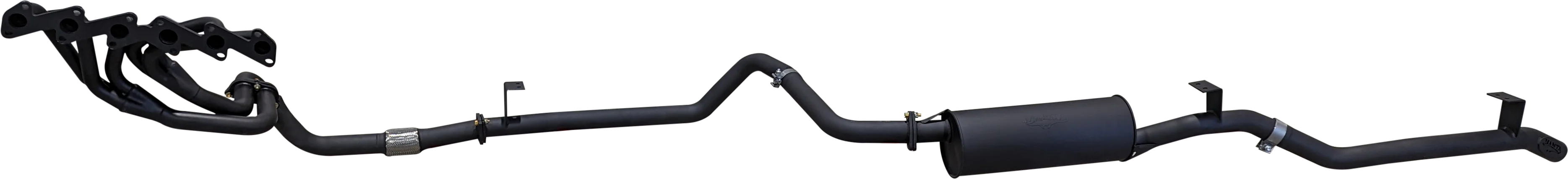 Manta | 2.5″ Full Exhaust System with Extractors | Toyota Landcruiser HZJ75 & HZJ78 4.2L Diesel Ute & Troop Carrier 1990–2006 - Image 5