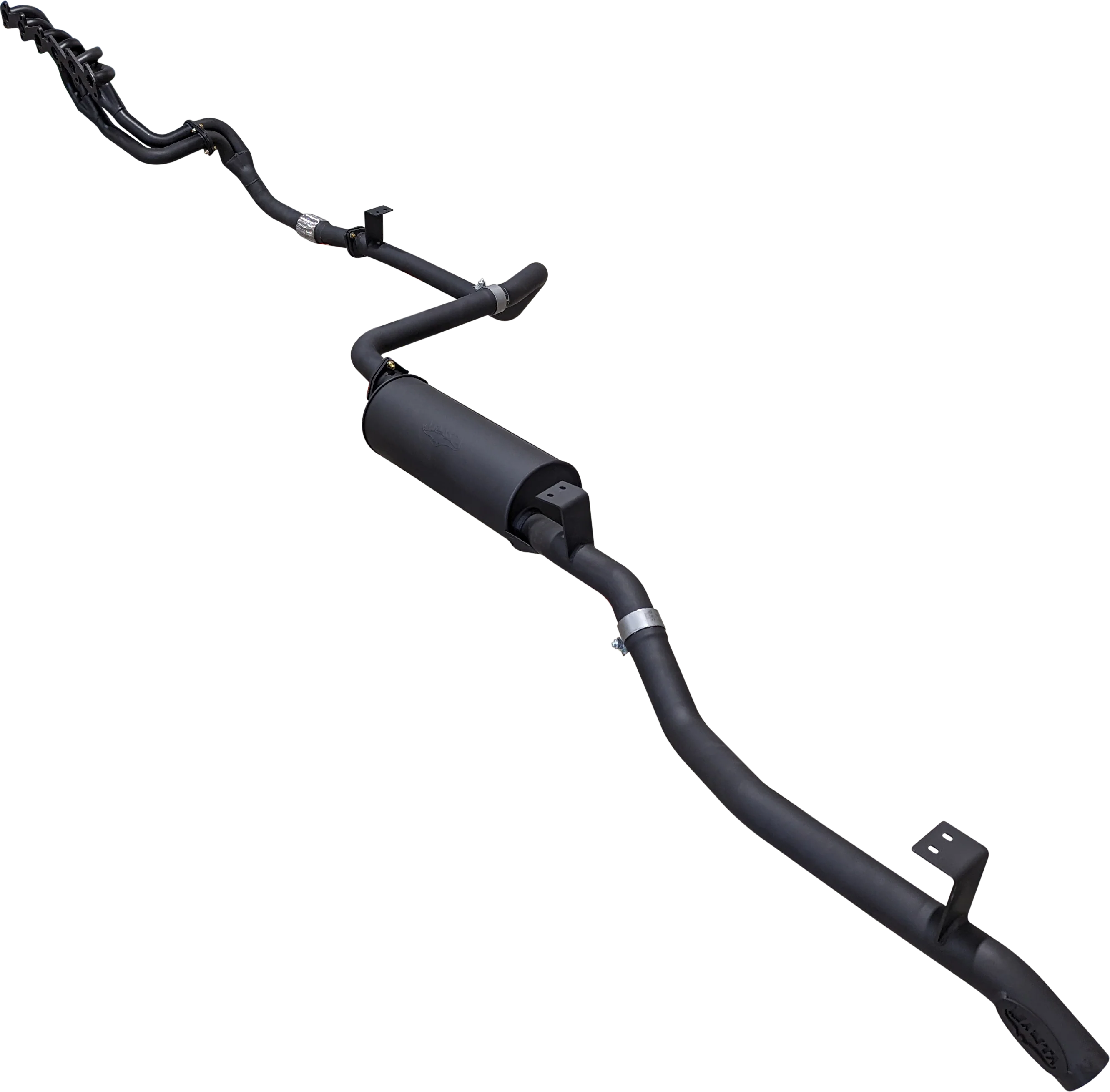 Manta | 2.5″ Full Exhaust System with Extractors | Toyota Landcruiser HZJ75 & HZJ78 4.2L Diesel Ute & Troop Carrier 1990–2006 - Image 6