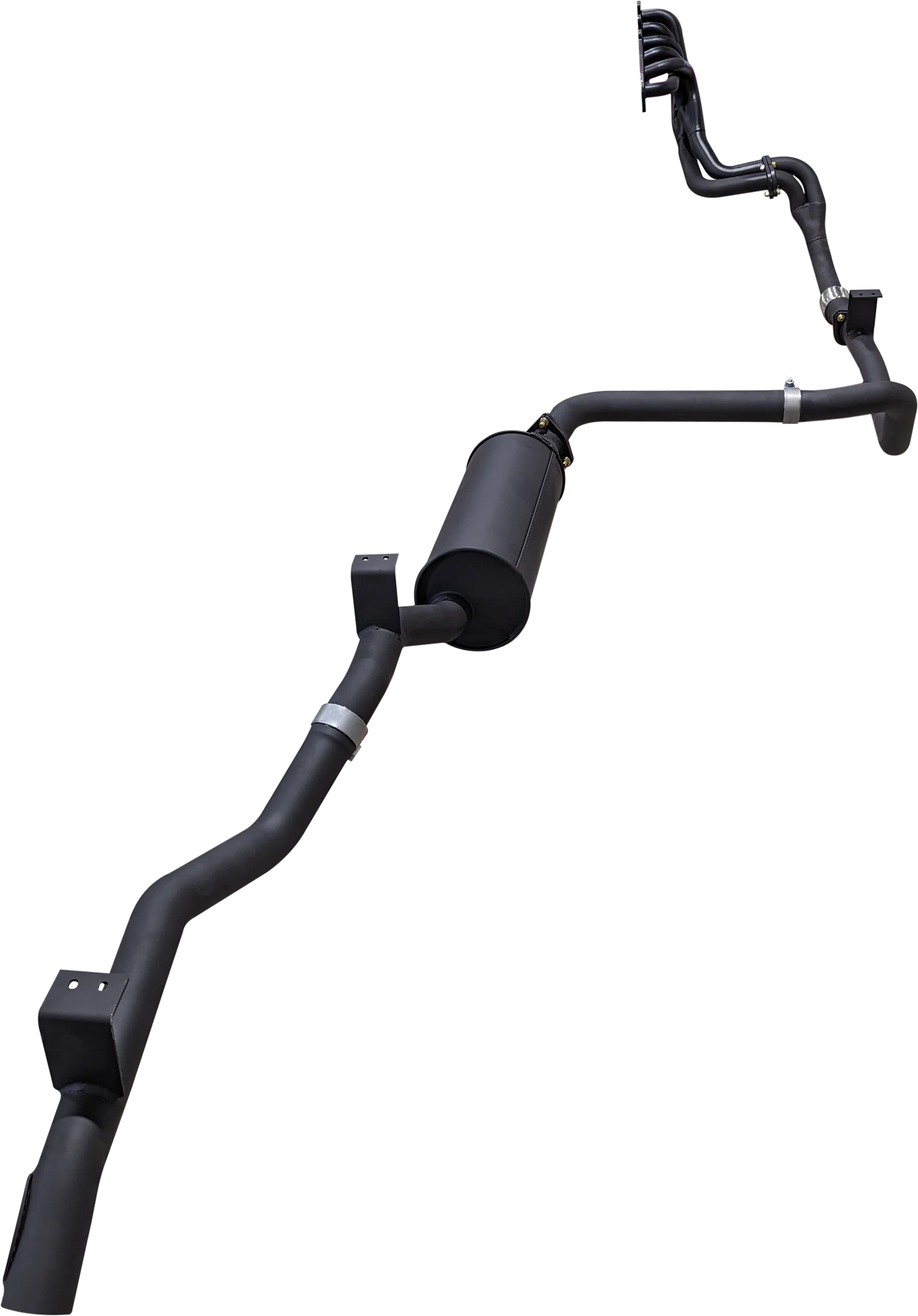 Manta | 2.5″ Full Exhaust System with Extractors | Toyota Landcruiser HZJ75 & HZJ78 4.2L Diesel Ute & Troop Carrier 1990–2006 - Image 8