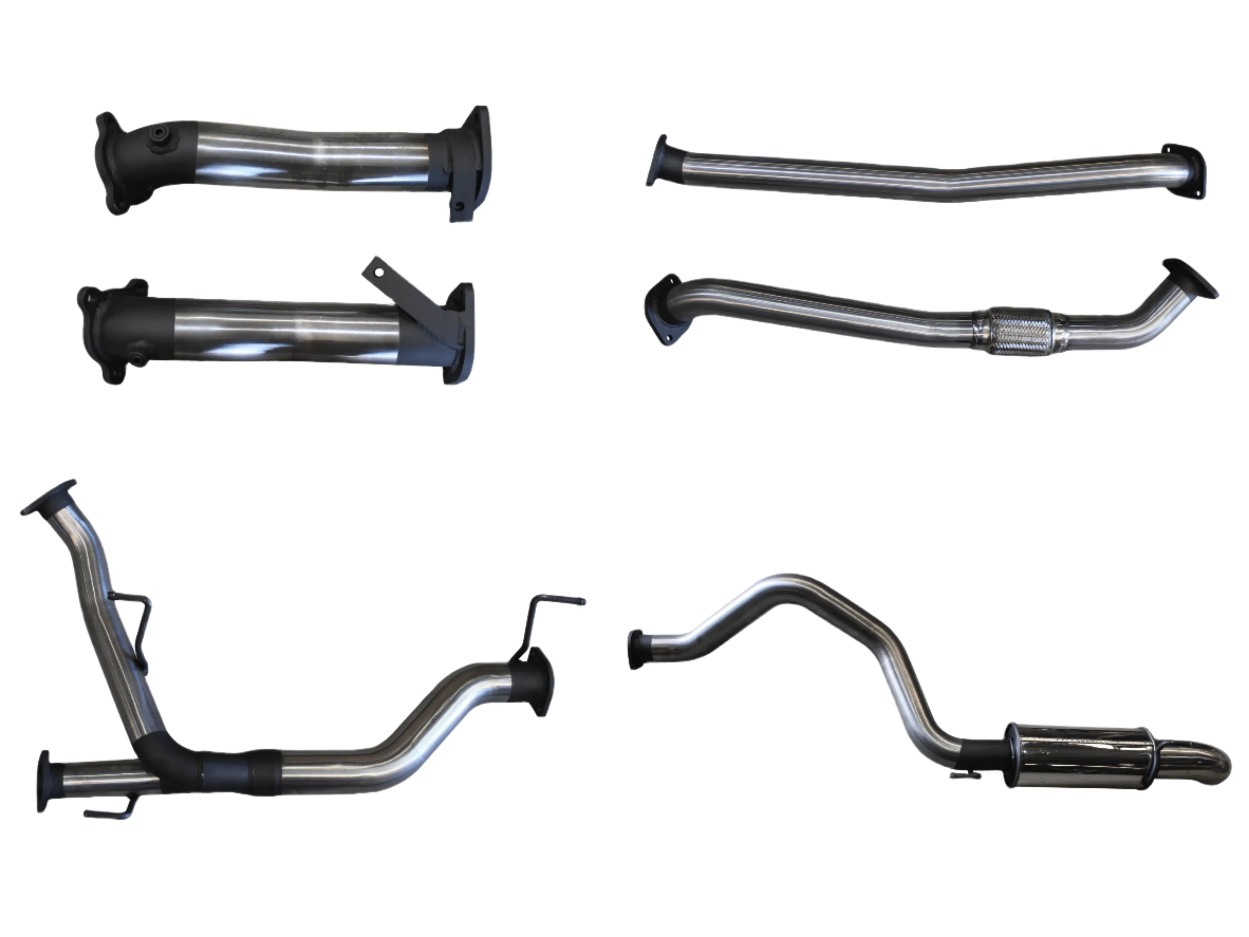 Manta | 2.5″ Dual into 3″ Turbo Back without Cats with Rear Muffler & Dump Tip | Toyota Landcruiser VDJ200 2007–2015