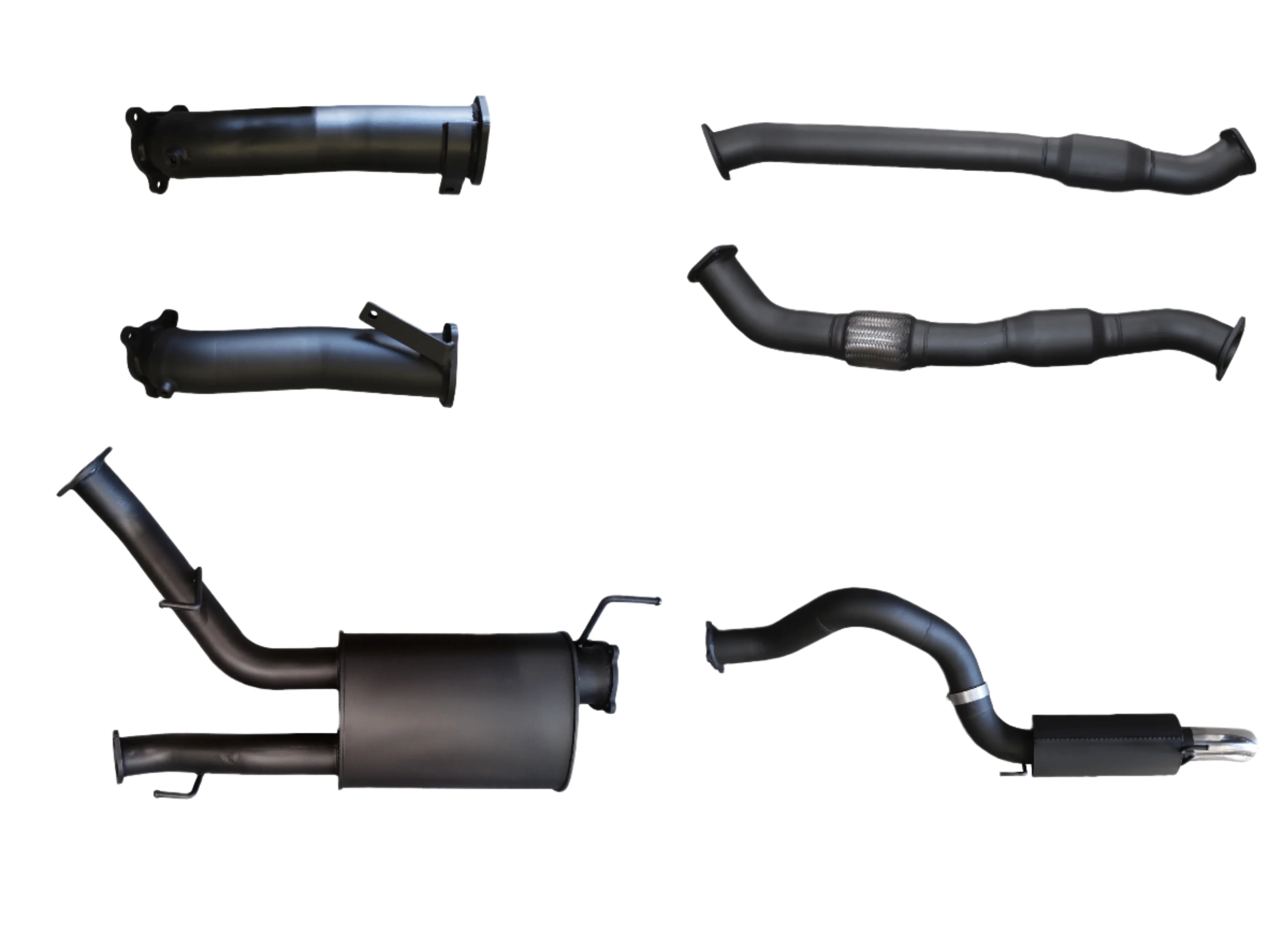 Manta | 3″ Turbo Back with Cats & Muffler, 4″ Exit | Toyota Landcruiser VDJ200 4.5L V8 Diesel Wagon 2007–2015