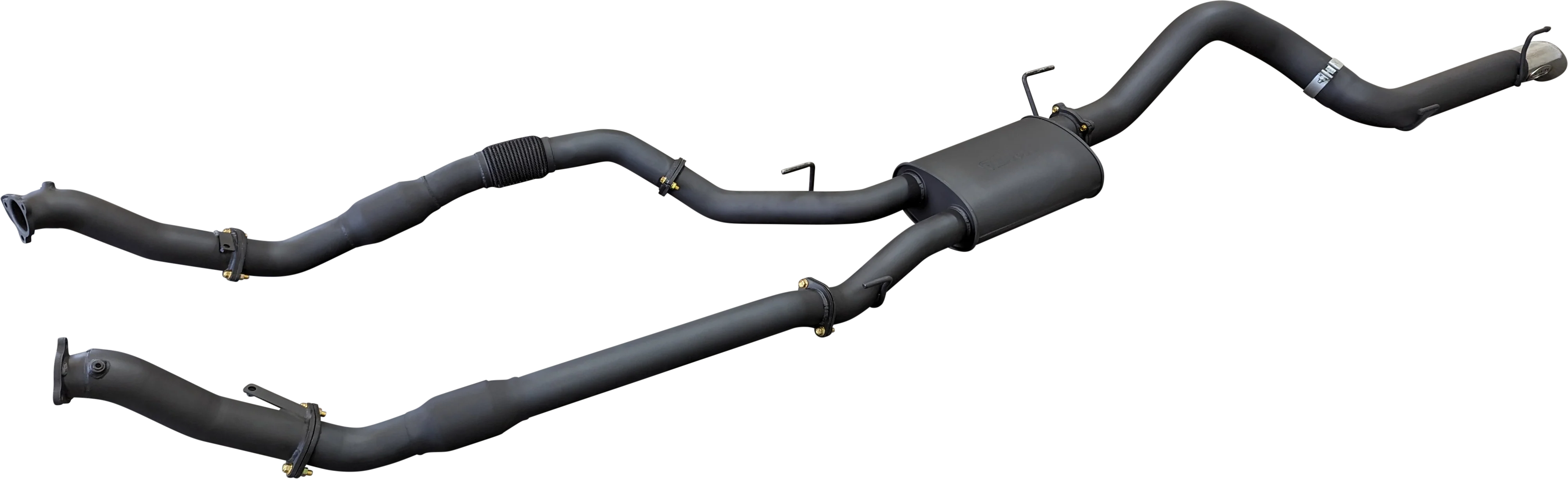 Manta | 3″ Turbo Back with Cats & Muffler, 4″ Exit | Toyota Landcruiser VDJ200 4.5L V8 Diesel Wagon 2007–2015 - Image 3