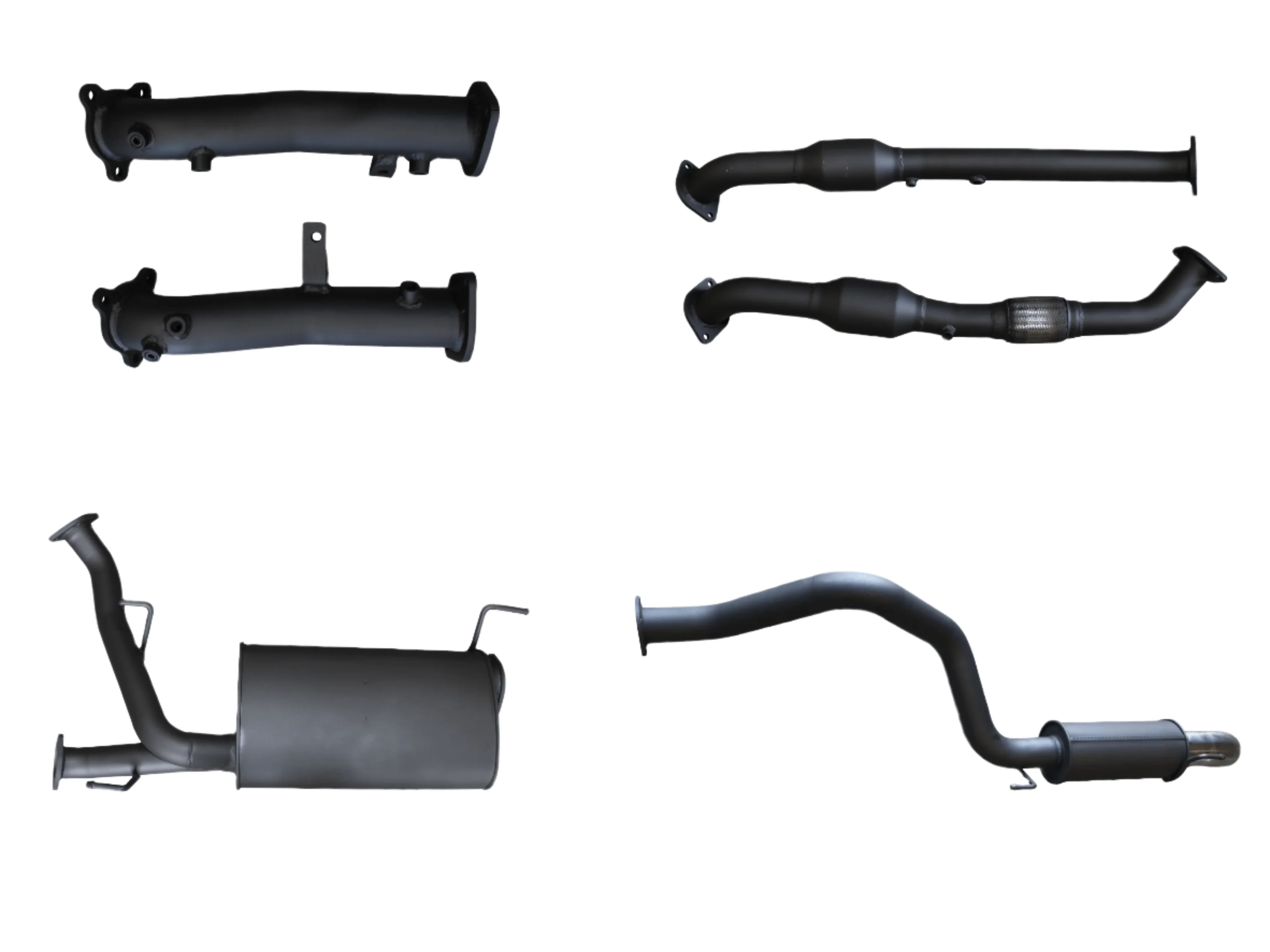 Manta | 2.5″ Turbo Back without Cats with Muffler Dump Tip | Toyota Landcruiser VDJ200 4.5L V8 Diesel Wagon 2015–2021
