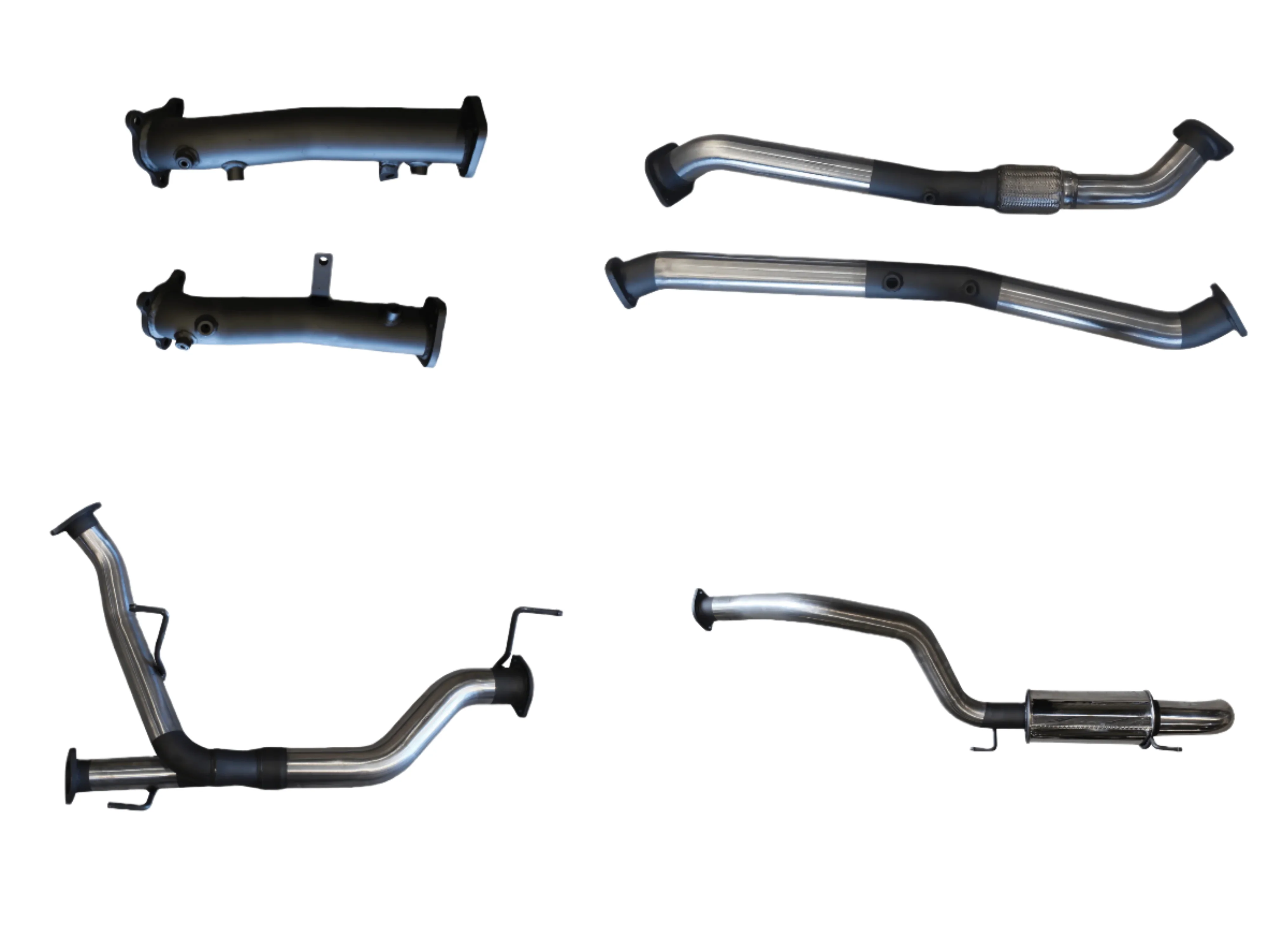 Manta | 2.5″ Turbo Back without Cats with Rear Muffler Dump Tip | Toyota Landcruiser VDJ200 4.5L V8 Diesel Wagon 2015–2021