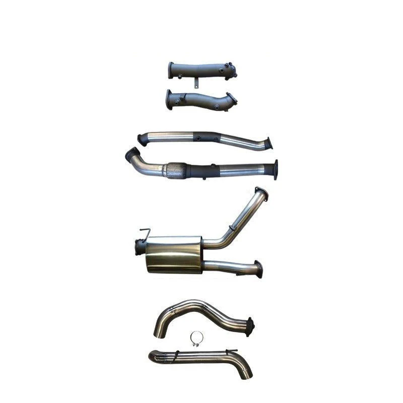 Manta 3in Dual Turbo Back No Cat with Muffler 4in Tailpipe Landcruiser VDJ200 2015–2021 - Image 2