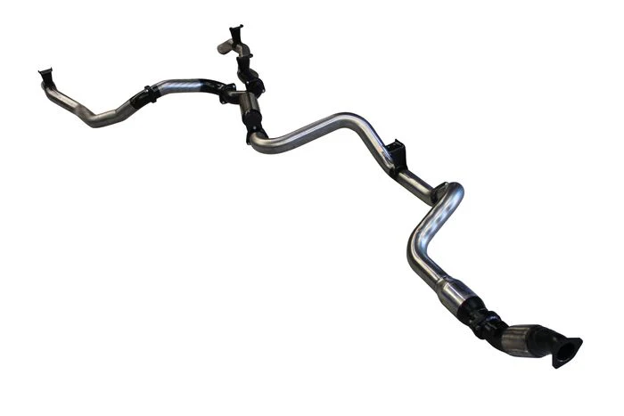 Manta | Twin 3″ Turbo Back Exhaust with Hotdog & Cat | Toyota Landcruiser VDJ79 Single Cab V8 Ute 2007–2016 (Pre-DPF) - Image 2
