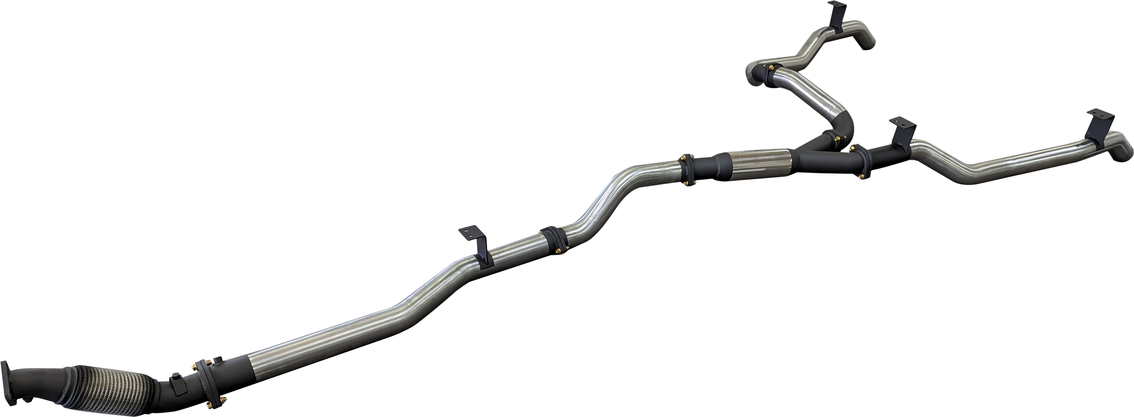 Manta | Dual 3in Turbo Back Exhaust with Hotdog (No Cat) | Toyota Landcruiser VDJ79 V8 Ute 2016–2025 - Image 2