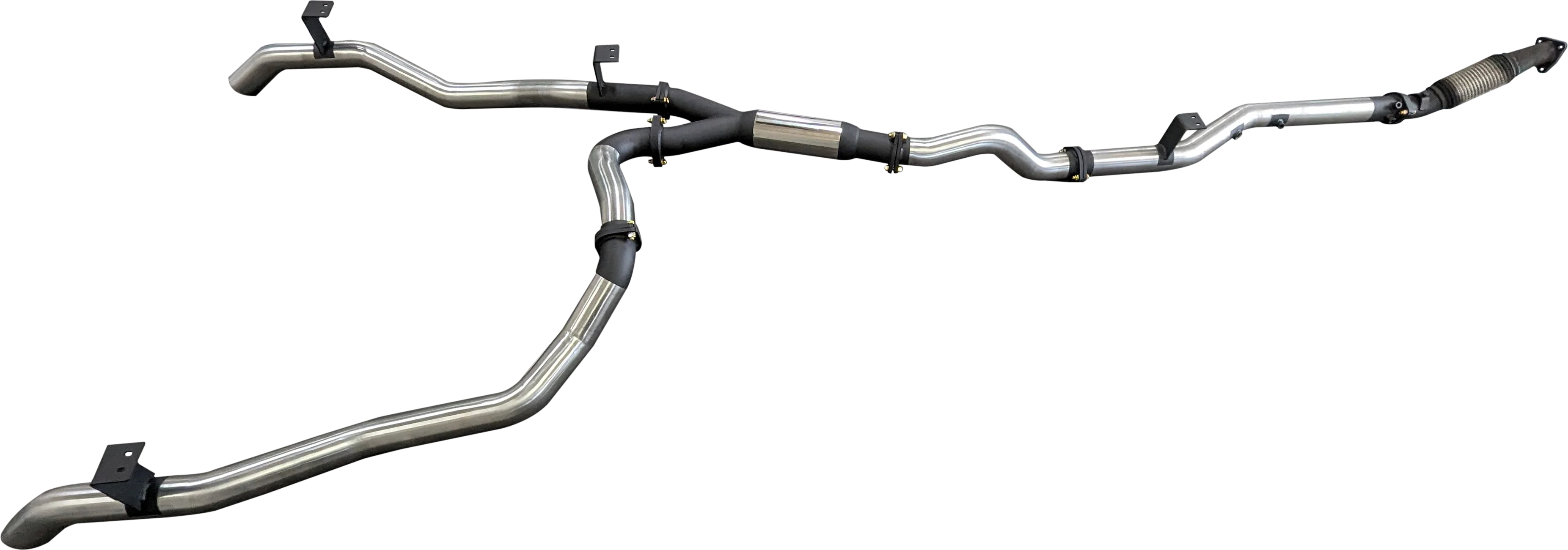 Manta | Dual 3in Turbo Back Exhaust with Hotdog (No Cat) | Toyota Landcruiser VDJ79 V8 Ute 2016–2025 - Image 6