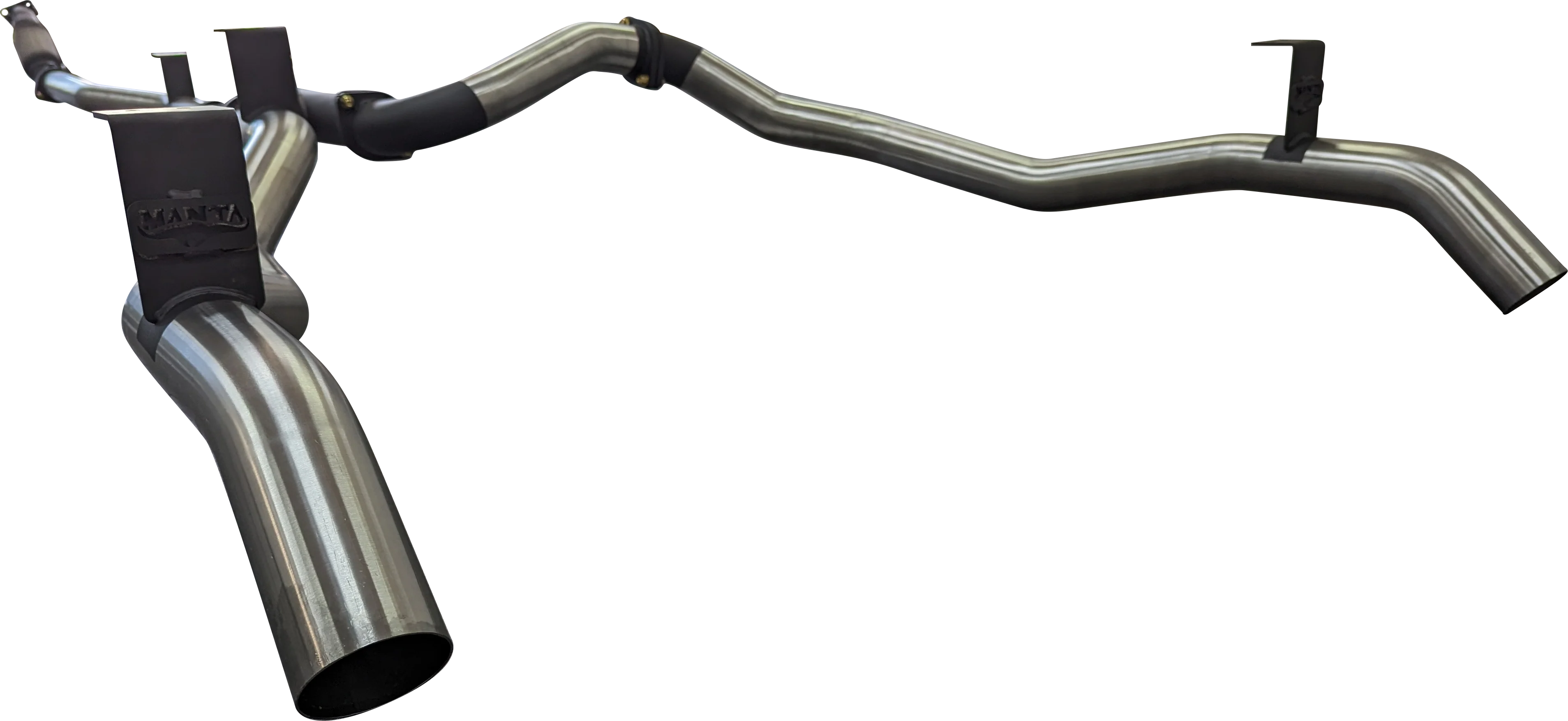 Manta | Dual 3in Turbo Back Exhaust with Hotdog (No Cat) | Toyota Landcruiser VDJ79 V8 Ute 2016–2025 - Image 8
