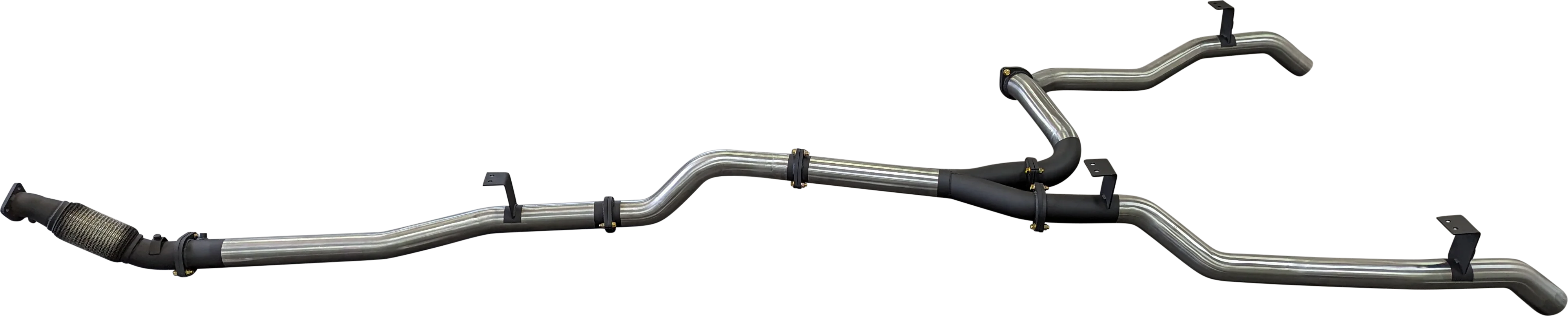 Manta | Dual 3in Turbo Back Exhaust System (No Cat) | Toyota Landcruiser VDJ79 V8 Ute 2016–2025