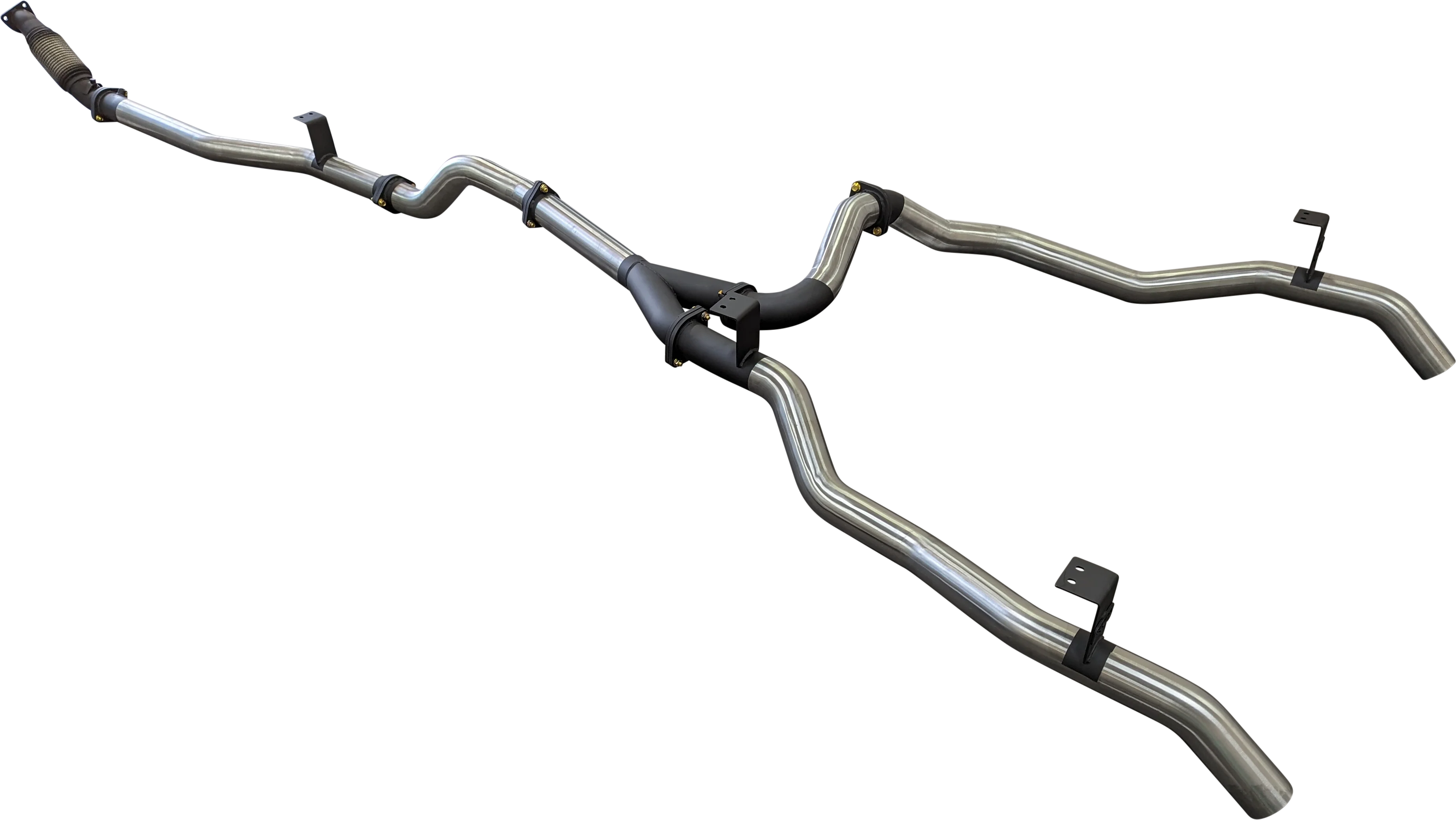Manta | Dual 3in Turbo Back Exhaust System (No Cat) | Toyota Landcruiser VDJ79 V8 Ute 2016–2025 - Image 3
