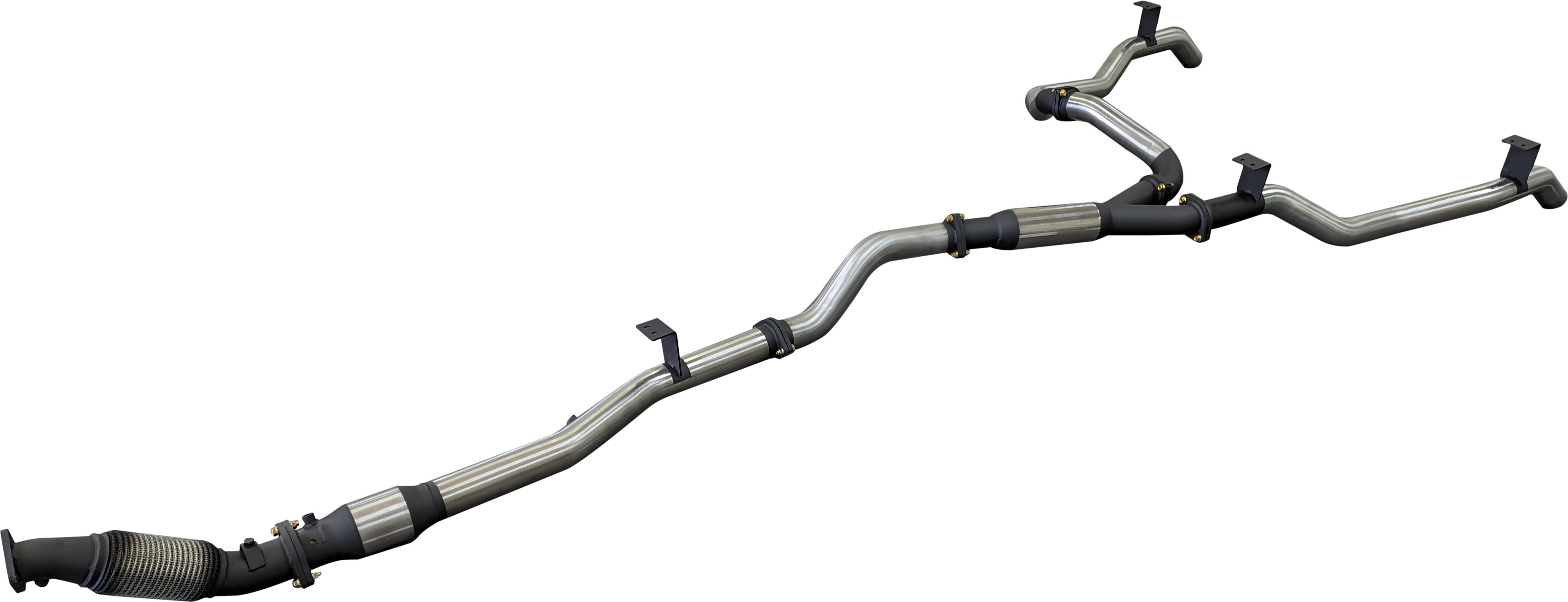 Manta | Dual 3″ Turbo Back Exhaust With Cat & Hotdog | Toyota Landcruiser VDJ79 V8 Ute 2016–2025 (DPF Models) - Image 2