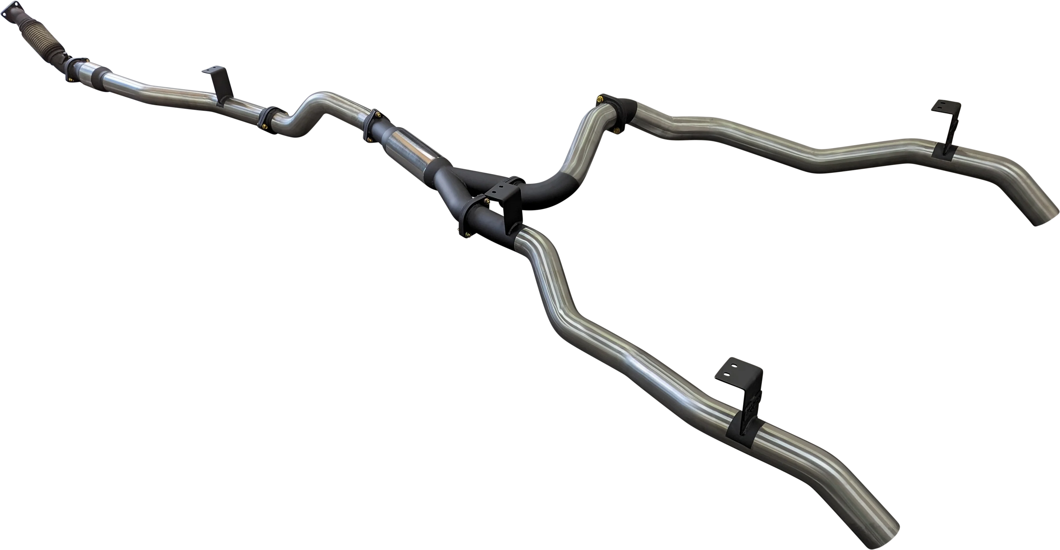 Manta | Dual 3″ Turbo Back Exhaust With Cat & Hotdog | Toyota Landcruiser VDJ79 V8 Ute 2016–2025 (DPF Models) - Image 3
