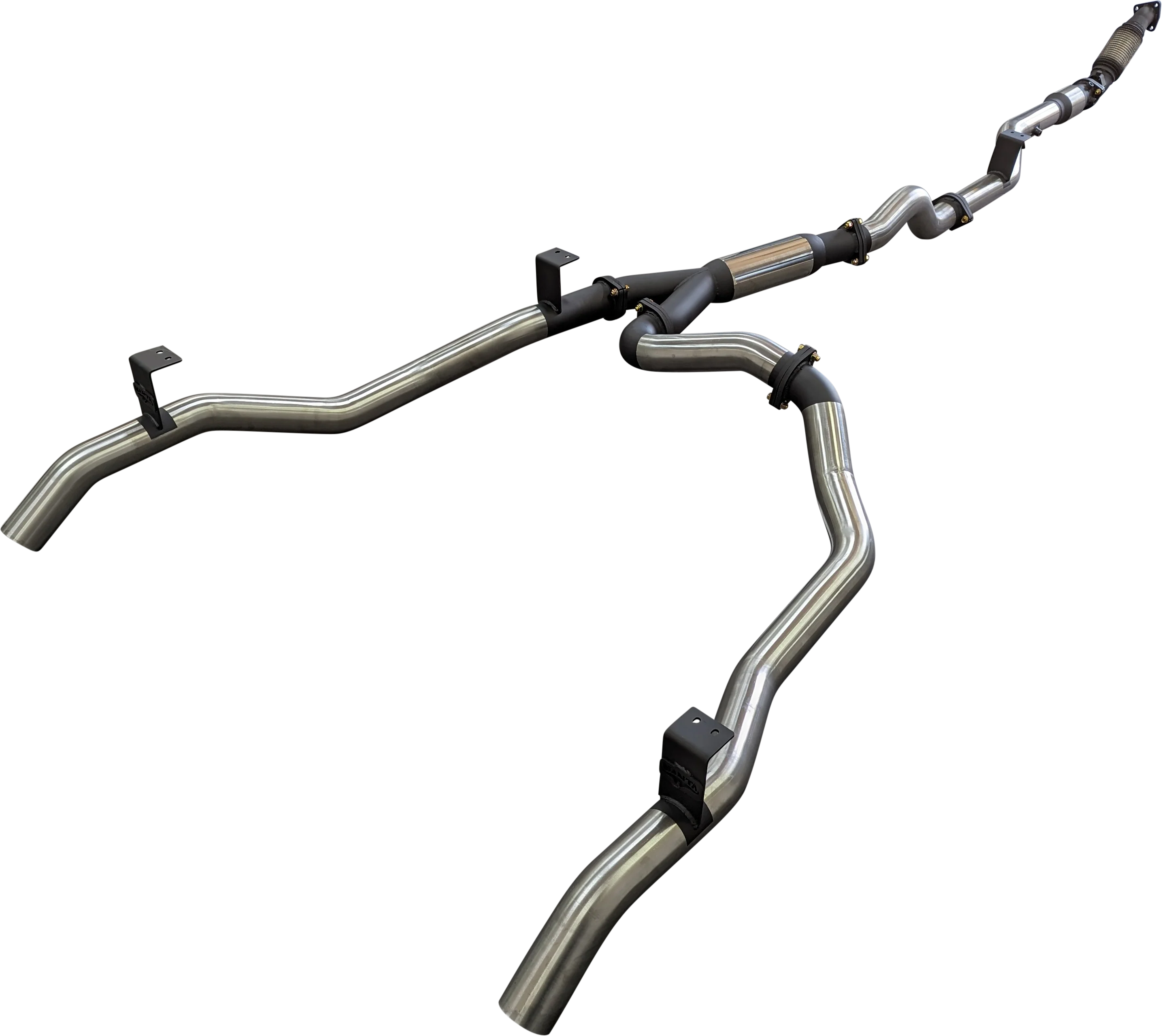 Manta | Dual 3″ Turbo Back Exhaust With Cat & Hotdog | Toyota Landcruiser VDJ79 V8 Ute 2016–2025 (DPF Models) - Image 5