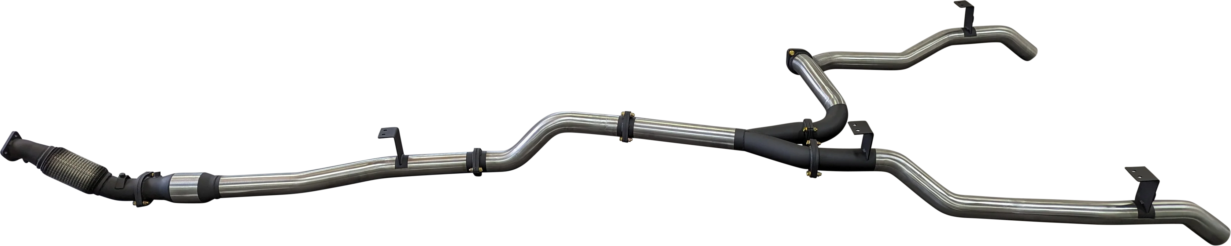 Manta | Dual 3″ Turbo Back Exhaust With Cat & WOM | Toyota Landcruiser VDJ79 V8 Ute 2016–2025 (DPF Models)