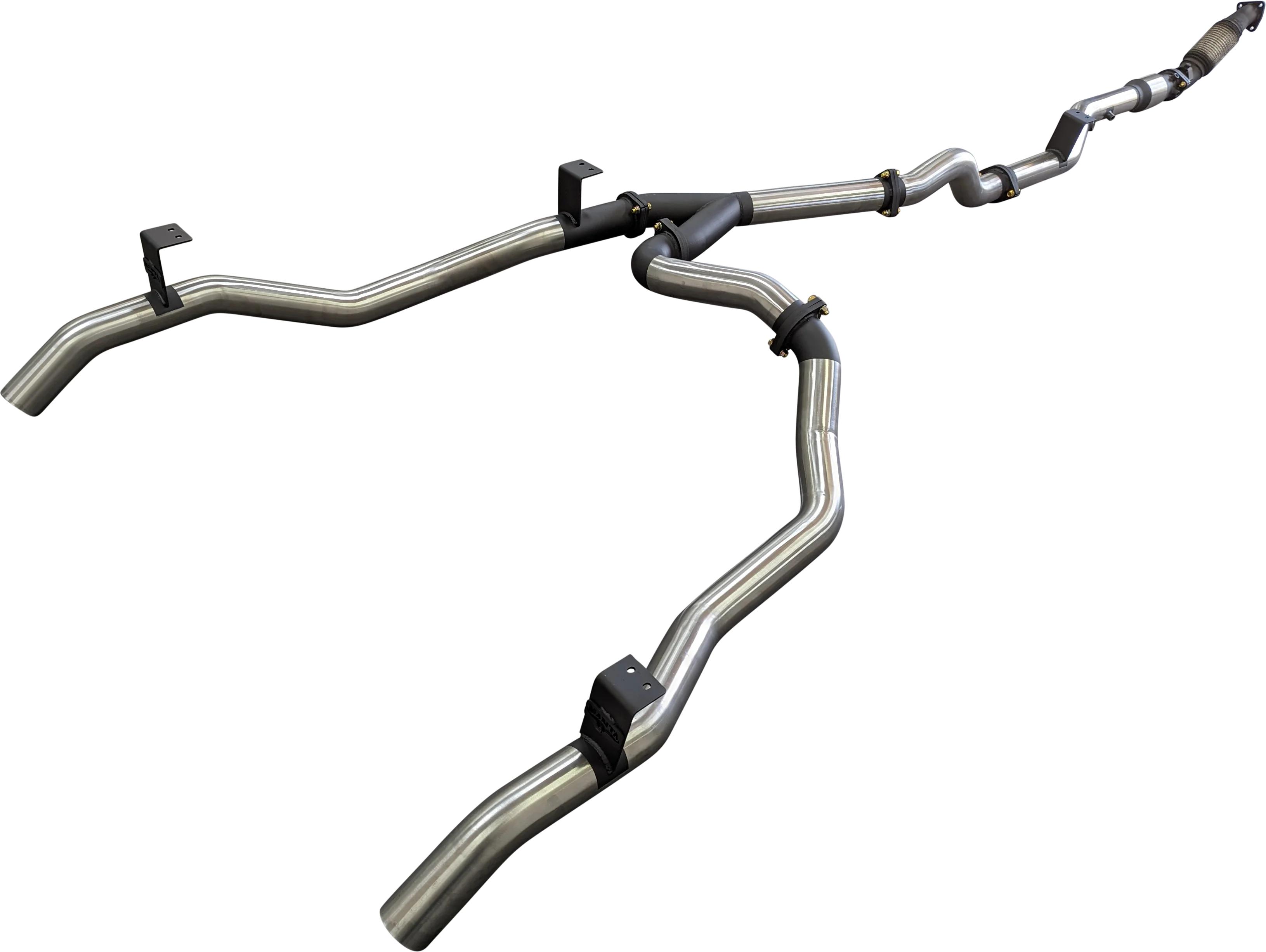 Manta | Dual 3″ Turbo Back Exhaust With Cat & WOM | Toyota Landcruiser VDJ79 V8 Ute 2016–2025 (DPF Models) - Image 5