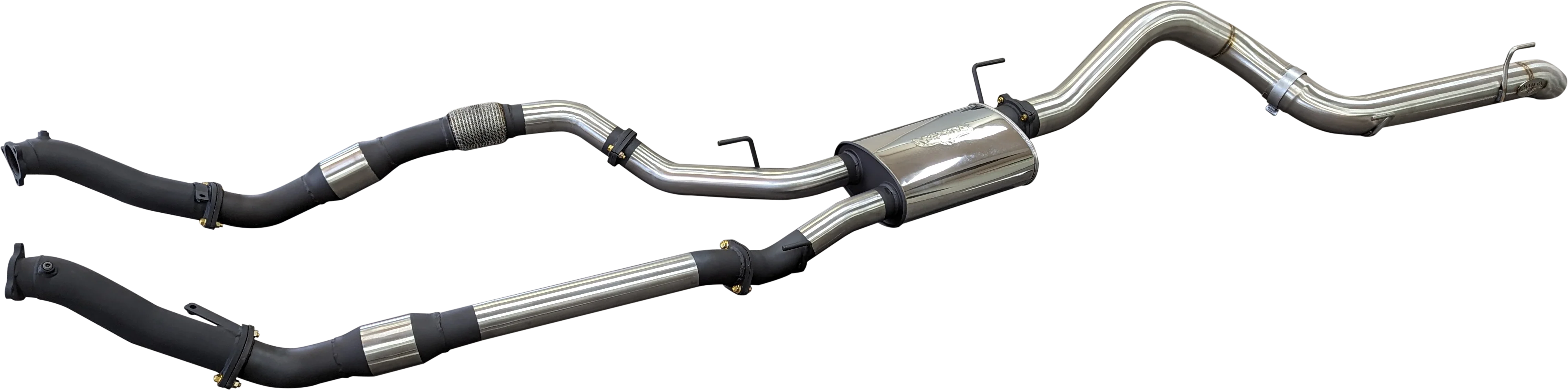 Manta | 3″ Turbo Back with Cats & Muffler, 4″ Exit | Toyota Landcruiser VDJ200 4.5L V8 Diesel Wagon 2007–2015 - Image 3