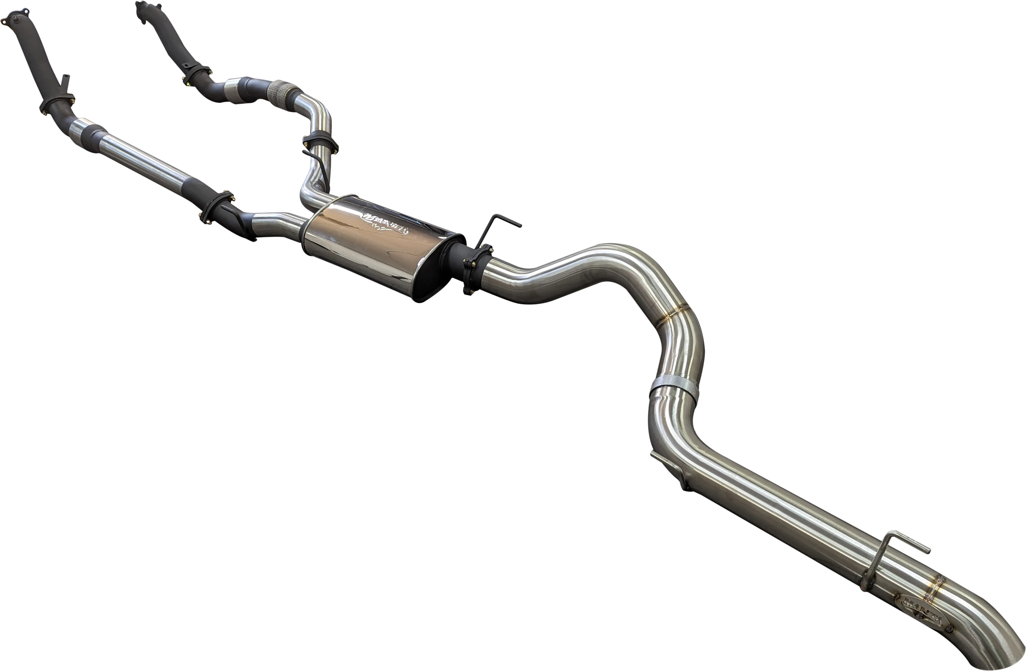 Manta | 3″ Turbo Back with Cats & Muffler, 4″ Exit | Toyota Landcruiser VDJ200 4.5L V8 Diesel Wagon 2007–2015 - Image 4