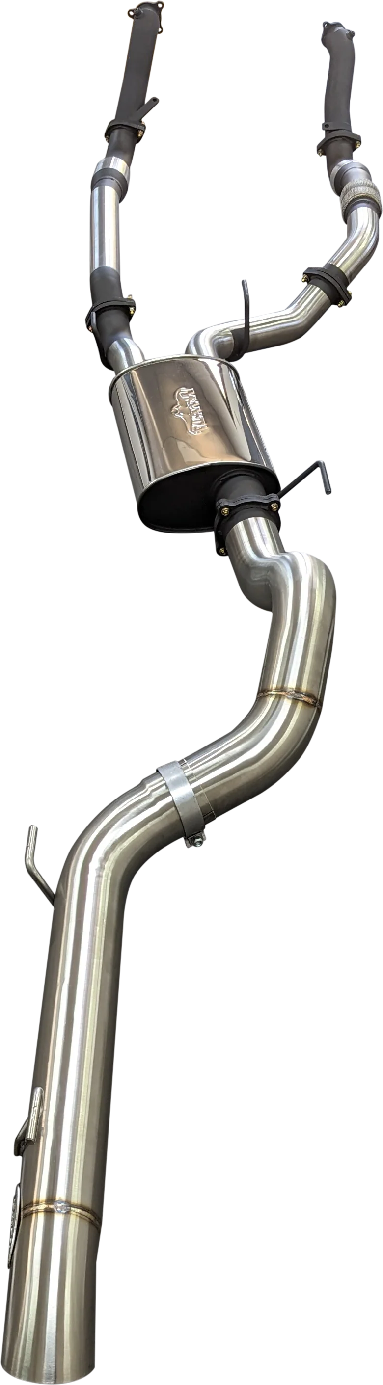 Manta | 3″ Turbo Back with Cats & Muffler, 4″ Exit | Toyota Landcruiser VDJ200 4.5L V8 Diesel Wagon 2007–2015 - Image 5