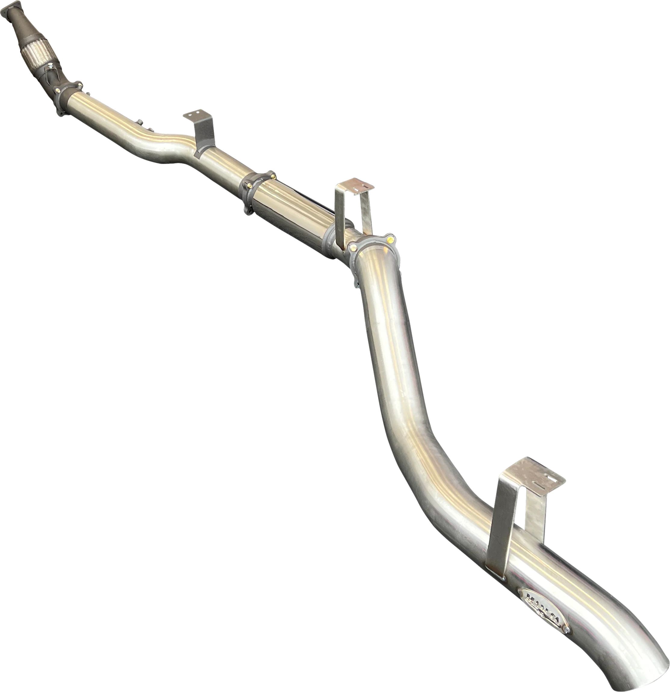 Manta | 4″ Turbo Back without Cat, With Muffler | Toyota Landcruiser VDJ76 V8 Wagon 2007–2016 - Image 2