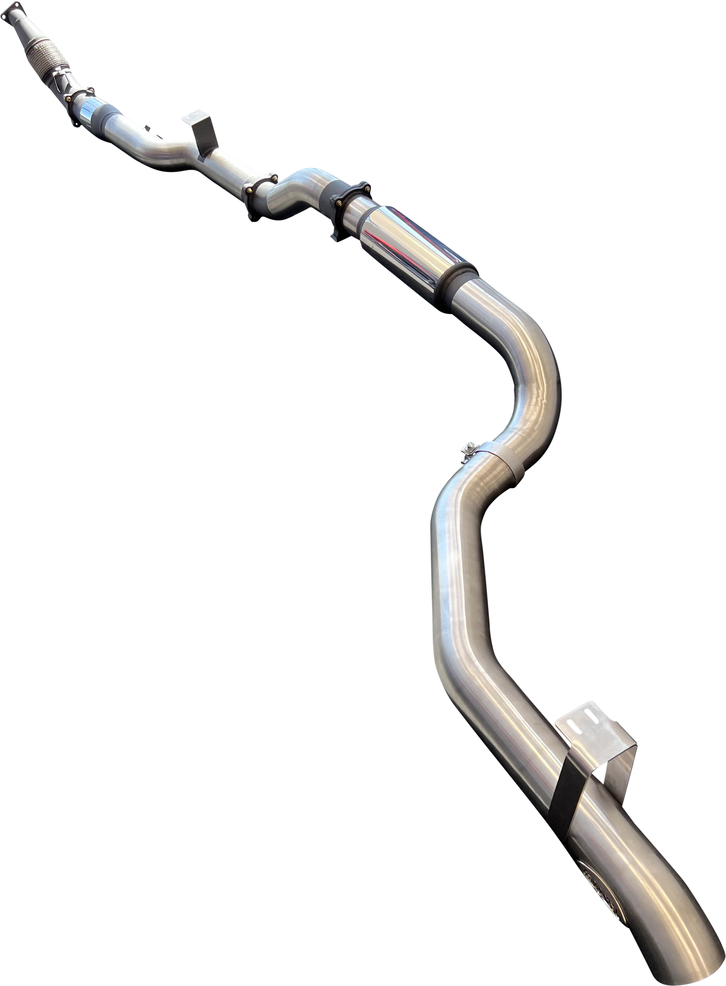 Manta | 4″ Turbo Back Exhaust System with Cats | Toyota Landcruiser VDJ79 Single & Dual Cab Ute 2016–2025 (Superior Eng Coil Conversion)