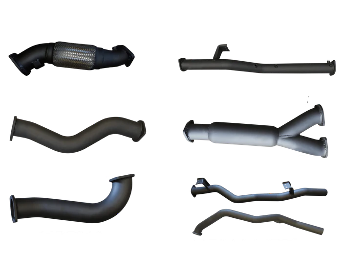 Manta | Dual 3in Turbo Back Exhaust with Hotdog (No Cat) | Toyota Landcruiser VDJ79 V8 Ute 2016–2025