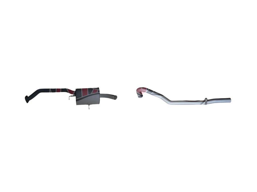 Manta | 2.5″ Cat Back Exhaust System with Muffler & Tailpipe | Holden Commodore VN VP VR V6 3.8L Sedan 1988–1995