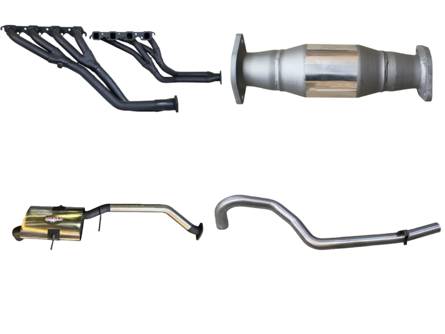 Manta | 2.5″ Full Exhaust System with Extractors & Tailpipe | Holden Commodore VG VN VP VR VS 5.0L V8 Ute & Wagon Manual 1990–2000