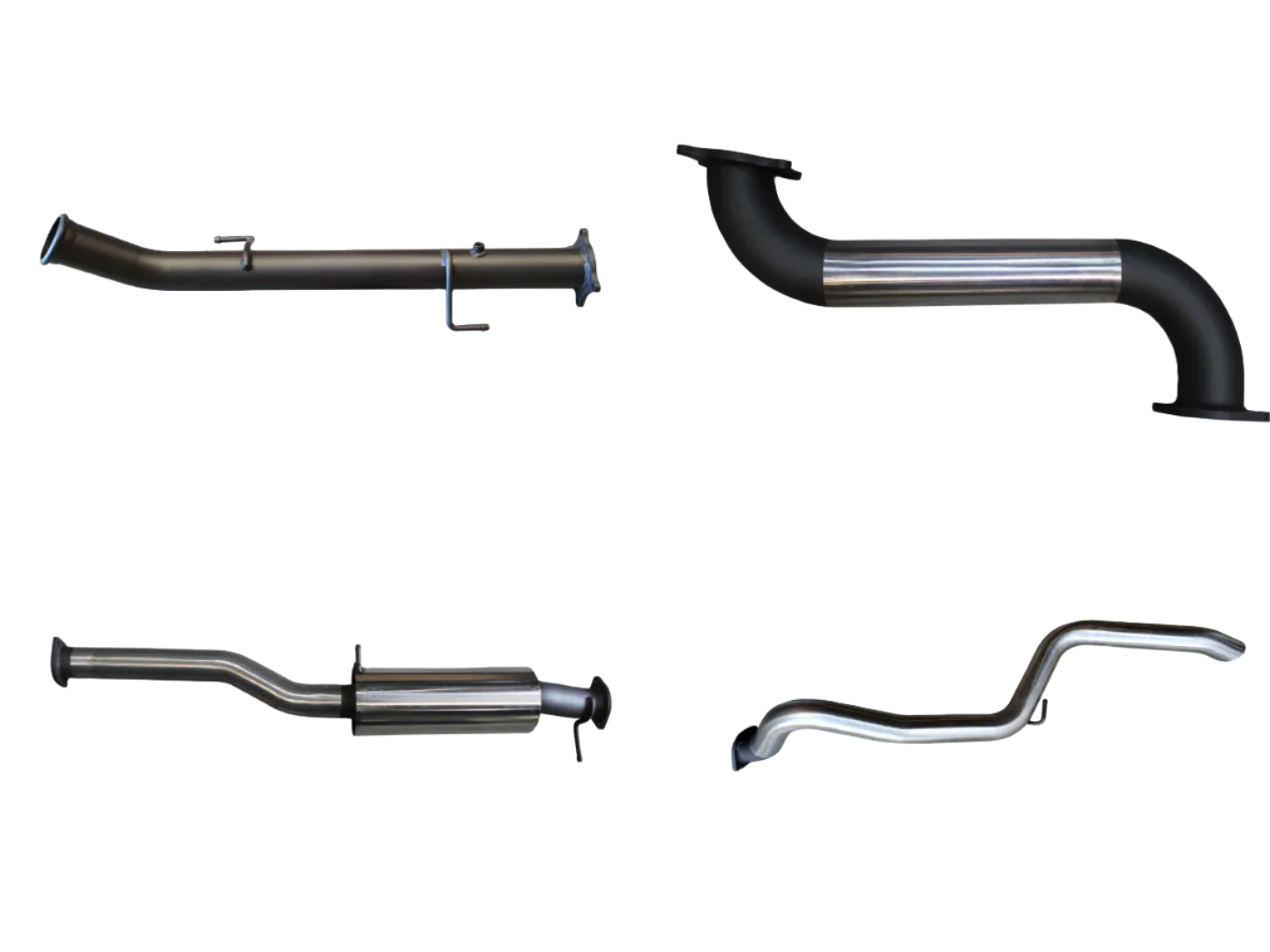 Manta | 3in Dump Pipe Back Exhaust with Small Muffler Extended Tailpipe | Volkswagen Amarok V6 TDI550 TDI580 Ute 2016–2022