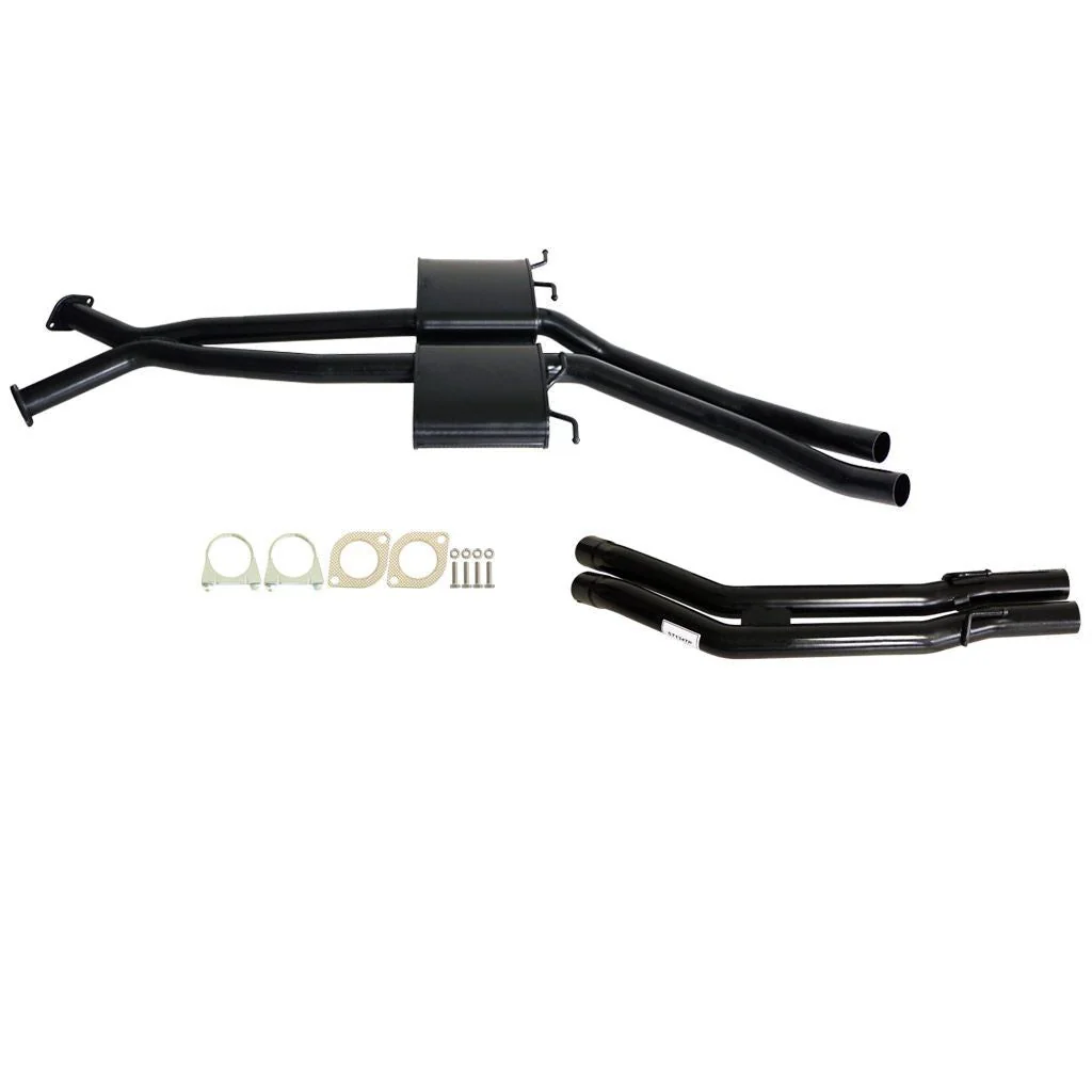 ESA | Twin 2.5" Catback Exhaust Front Mufflers Rear Tailpipes | Holden Commodore VT VX VY VZ V8 & VZ V6 Ute Wagon | ST133-134TP