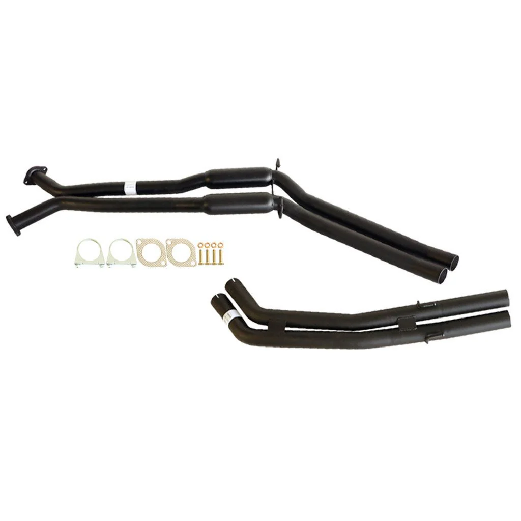 ESA | Twin 2.5" Catback Exhaust Front Hotdog Tailpipes | Holden Statesman WH WK WL V8 | ST133HD-135TP