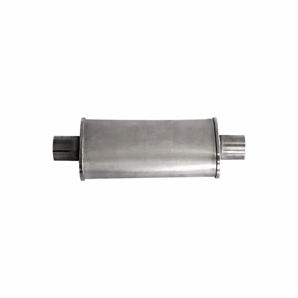 MSA Universal Muffler - 2" Inch 5"x MSA Universal Muffler - 3" Oval 12" Long Glass Packed