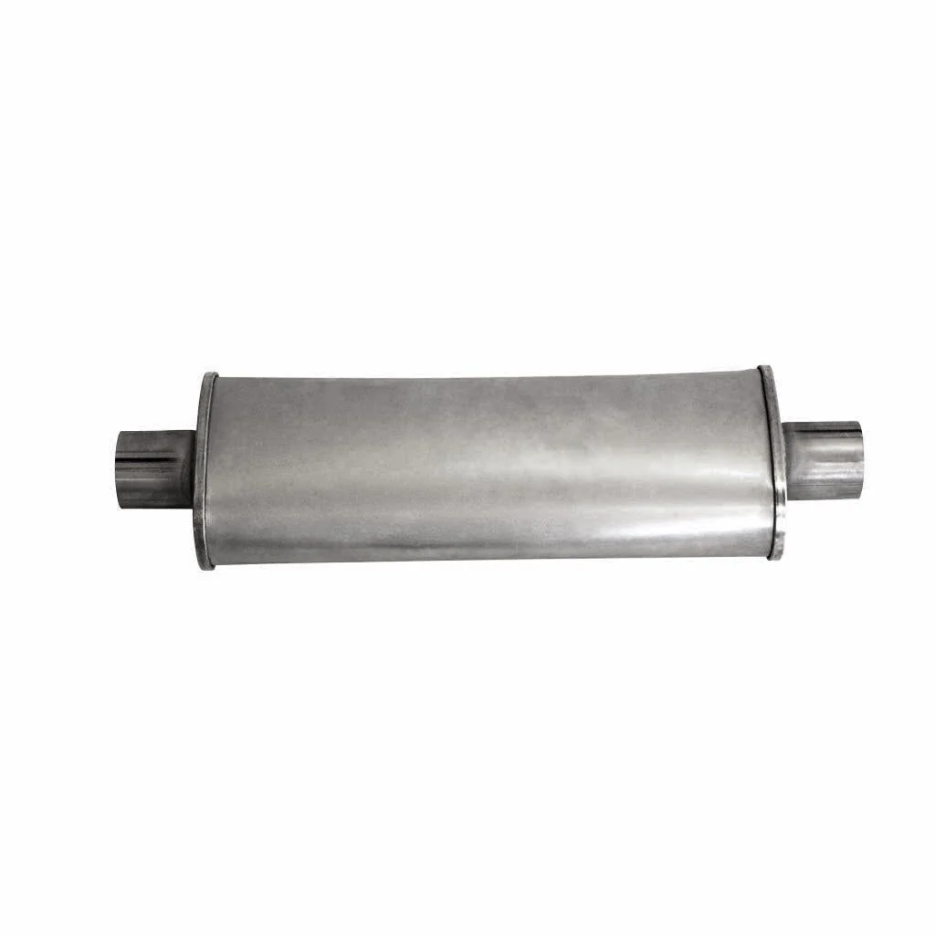 MSA Universal Muffler - 2" Inch 5"x MSA Universal Muffler - 3" Oval 16" Long Glass Packed