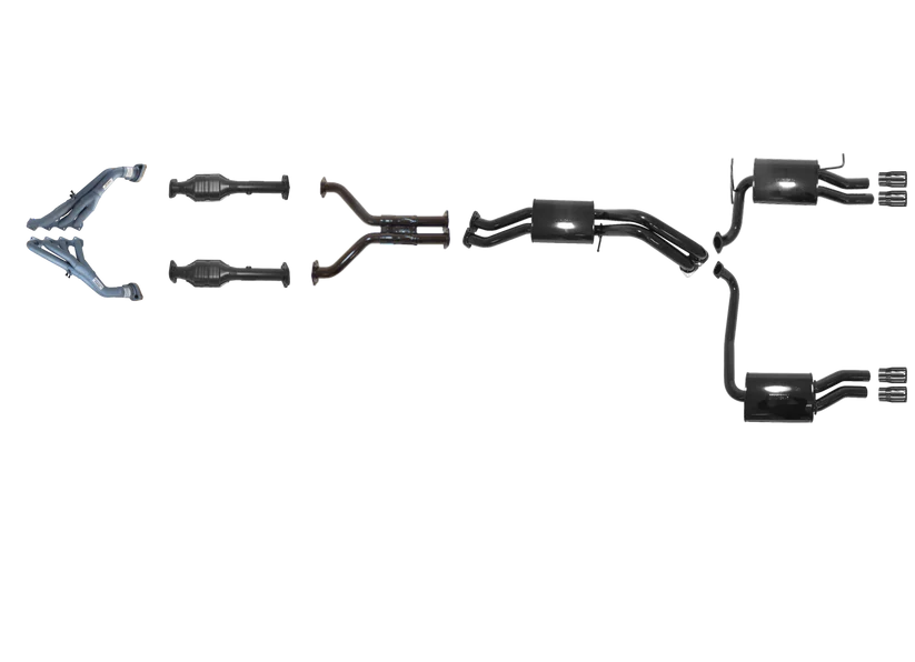 Pacemaker Performance Exhaust System with Tri-Y Headers for Ford Falcon BF FPV GT 5.4L Boss V8 2005–2008 - PP4018-03