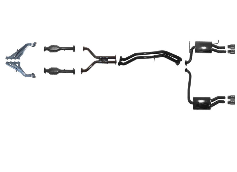 Pacemaker Performance Exhaust System with Tri-Y Headers for Ford Falcon BF FPV GT 5.4L Boss V8 2005–2008 - PP4018-04