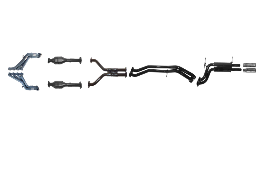 Pacemaker Performance Exhaust System with Tuned Headers for Ford Falcon BA BF FPV GT XR8 5.4L Boss V8 2002–2008 - PP4008-07 (No Center Muffler Variant)