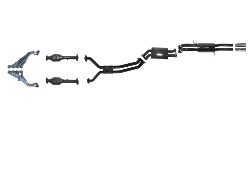 Pacemaker Full Exhaust with Tri-Y Headers for Ford Falcon BA BF XR8 GT Ute 5.4L V8 2002–2008 - PP4018-05