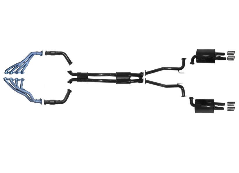Pacemaker 2.5" Exhaust System with Tri-Y Headers for Holden VE VF 6.0L 6.2L V8 Sportwagon 2008–2017 - PP5387-09