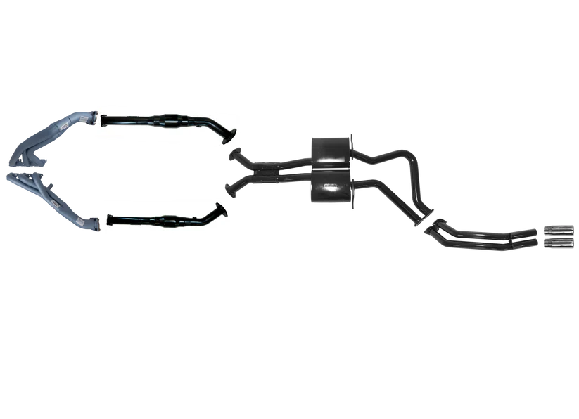 Pacemaker Performance Exhaust System with Competition Headers for Holden VT VX VY 3.8L V6 Supercharged Wagon 1997–2004 - PP5061-06 (Rear Pipe Only Variant)